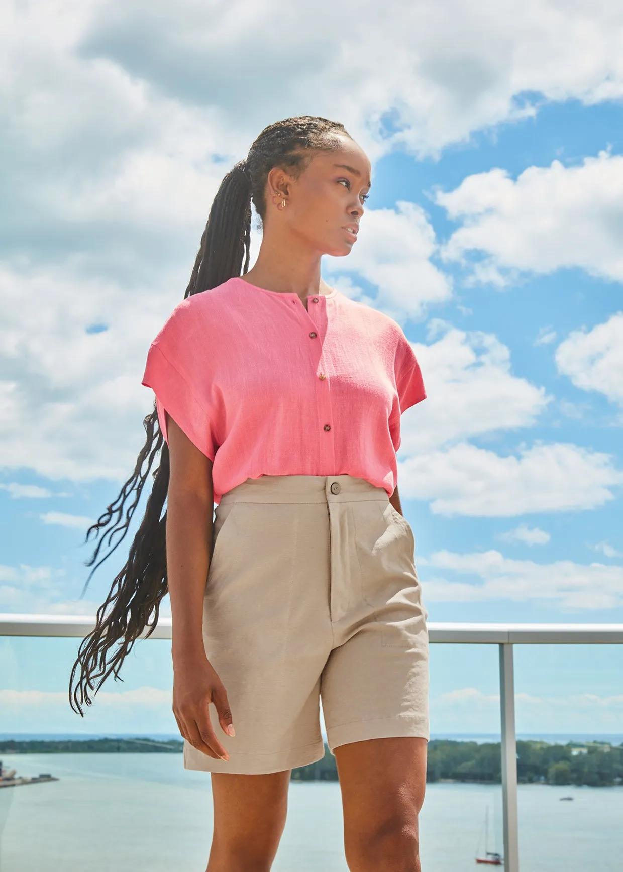 Amari Button Up
