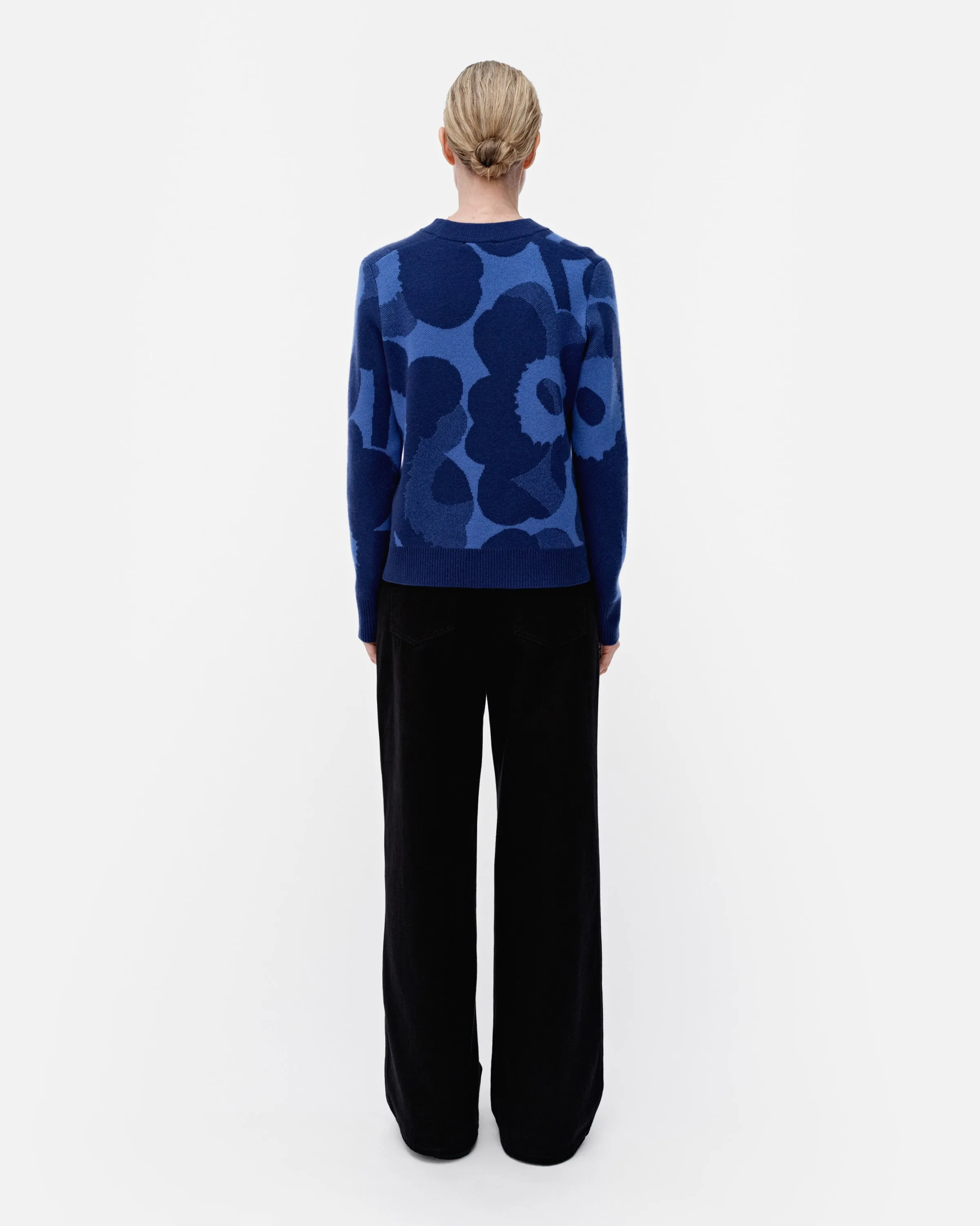 Aukio Unikko Cashmere Wool Knitted Pullover 58cm