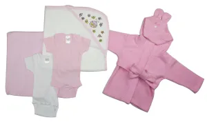 Baby Girl 5 Pc Layette Sets