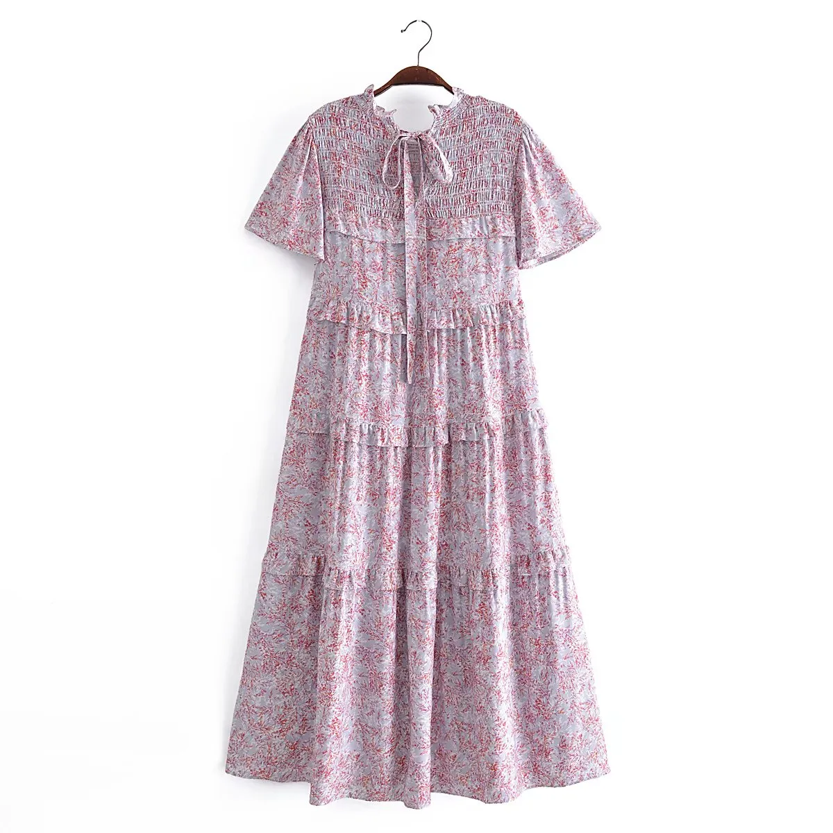 Boho Midi Dress, Smock Sundress, Bartley