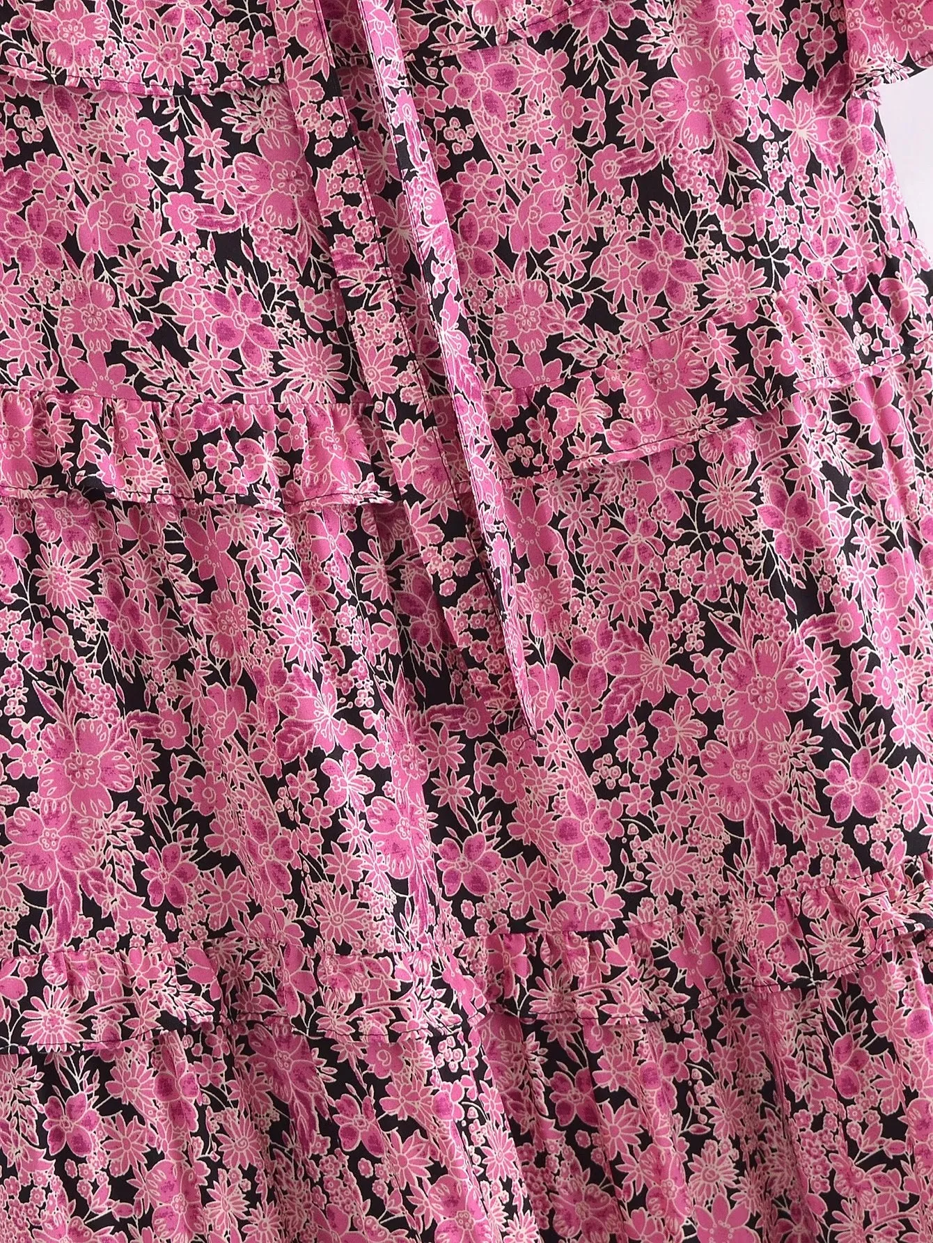 Boho Midi Dress, Smock Sundress, Bartley