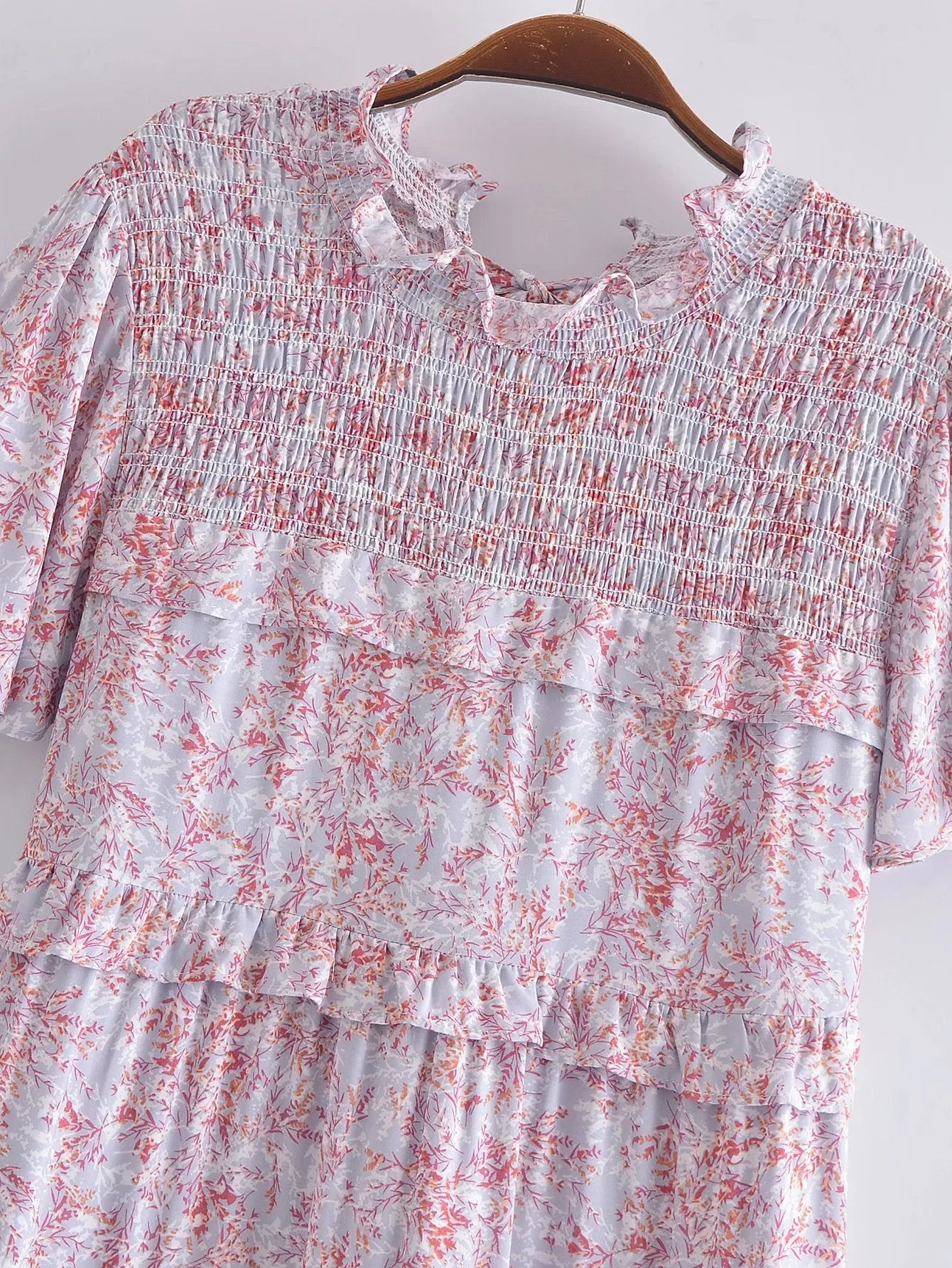 Boho Midi Dress, Smock Sundress, Bartley