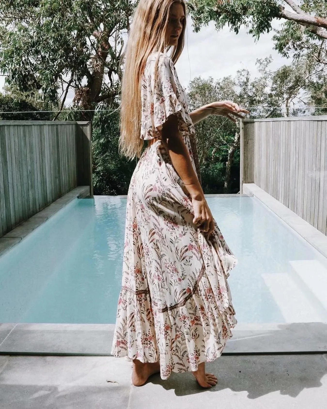 Boho Vibes High/Low Dress
