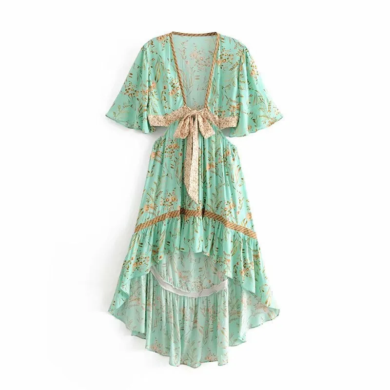 Boho Vibes High/Low Dress