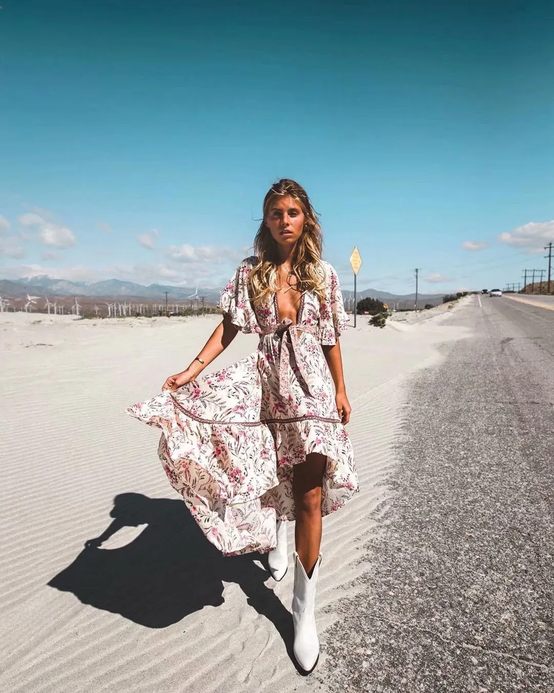 Boho Vibes High/Low Dress