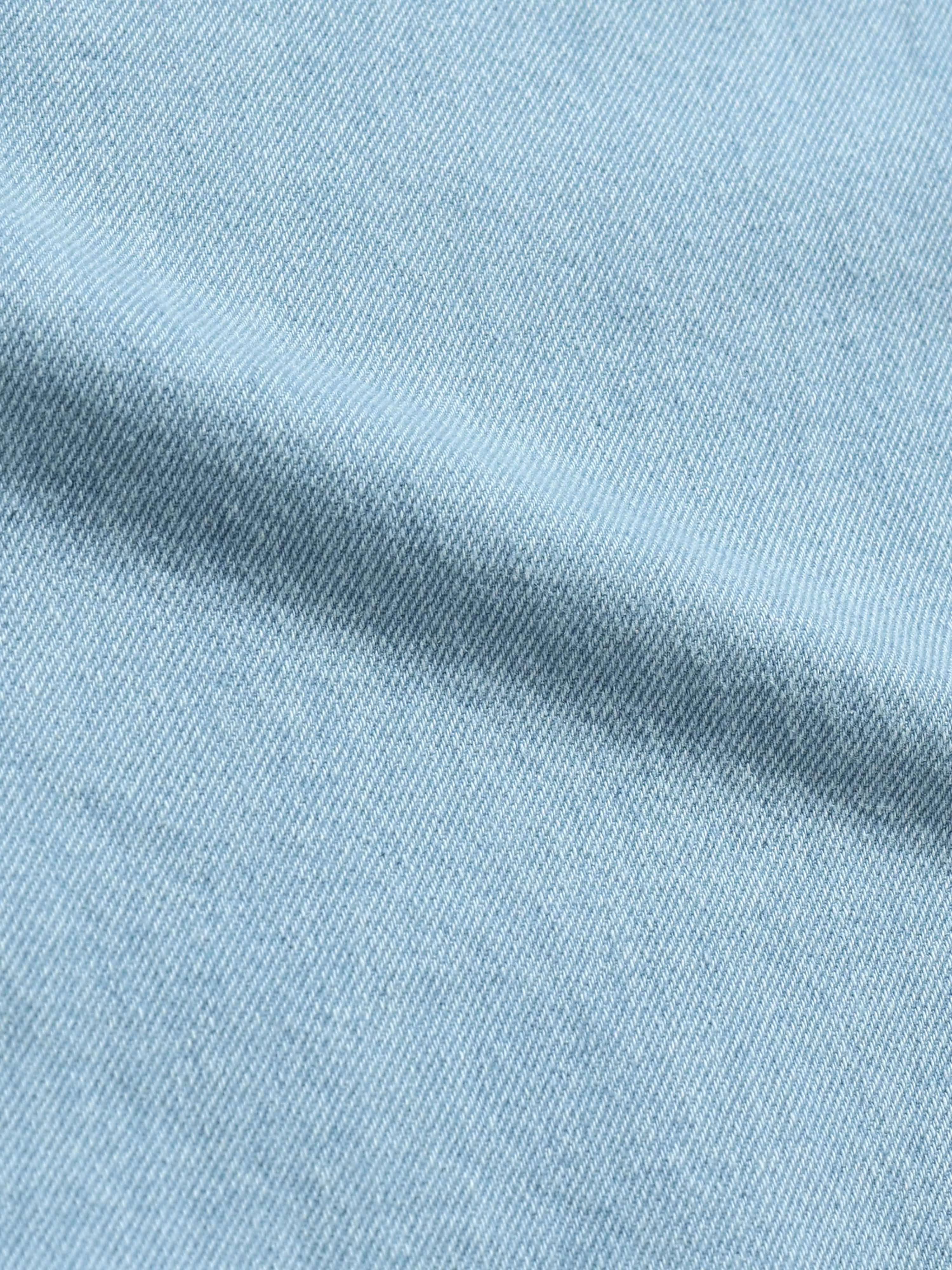Classic Relaxed Light Blue Denim Cargo