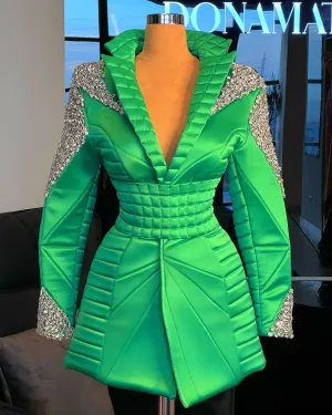 Dani Beautiful Long Sleeves Evening Dress