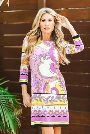 Daphne Dress Candy Paisley