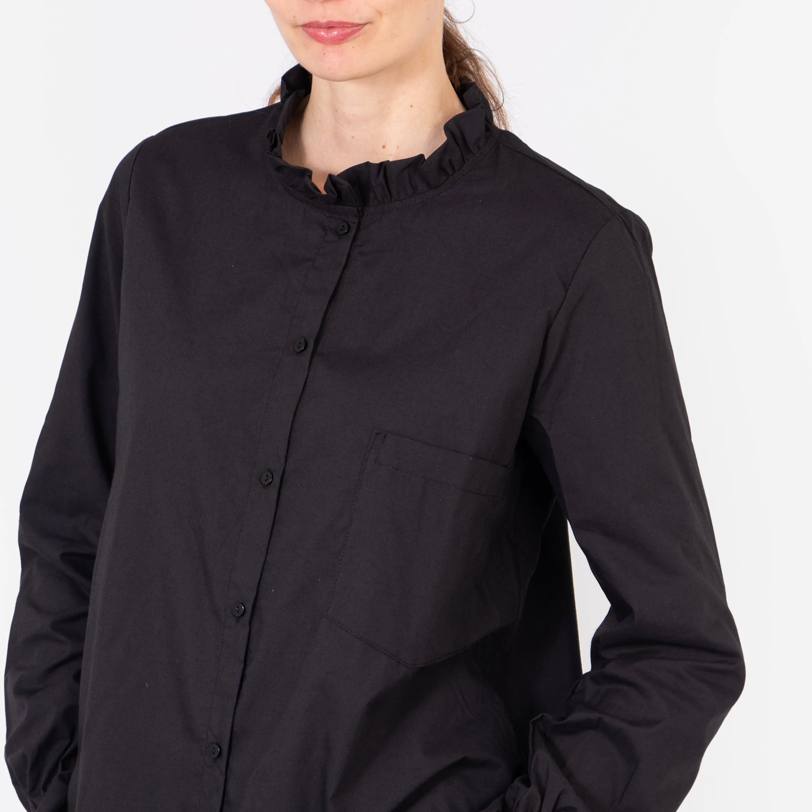 Darcey Oversized Shirt - Black