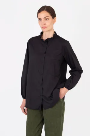Darcey Oversized Shirt - Black