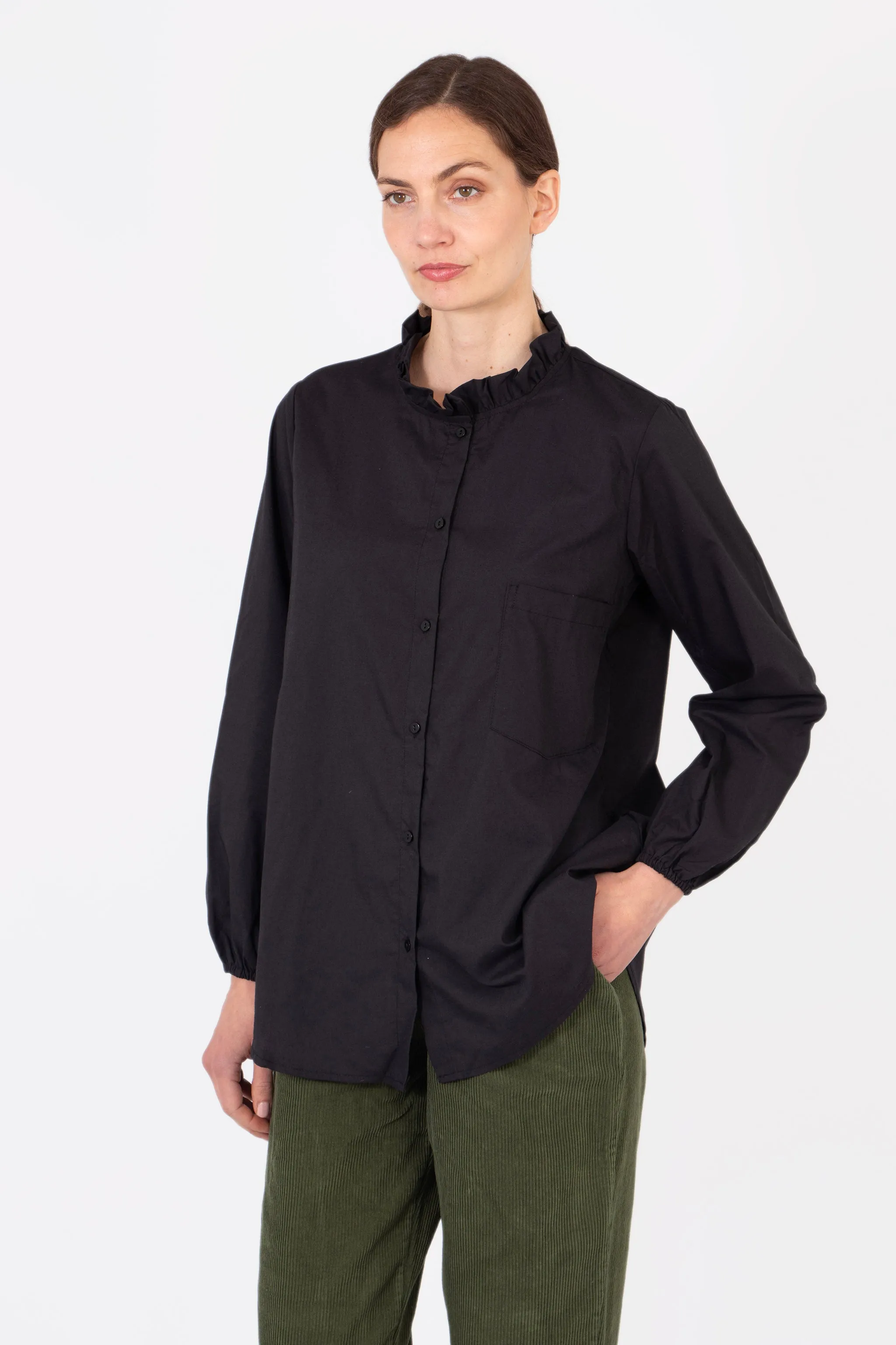 Darcey Oversized Shirt - Black