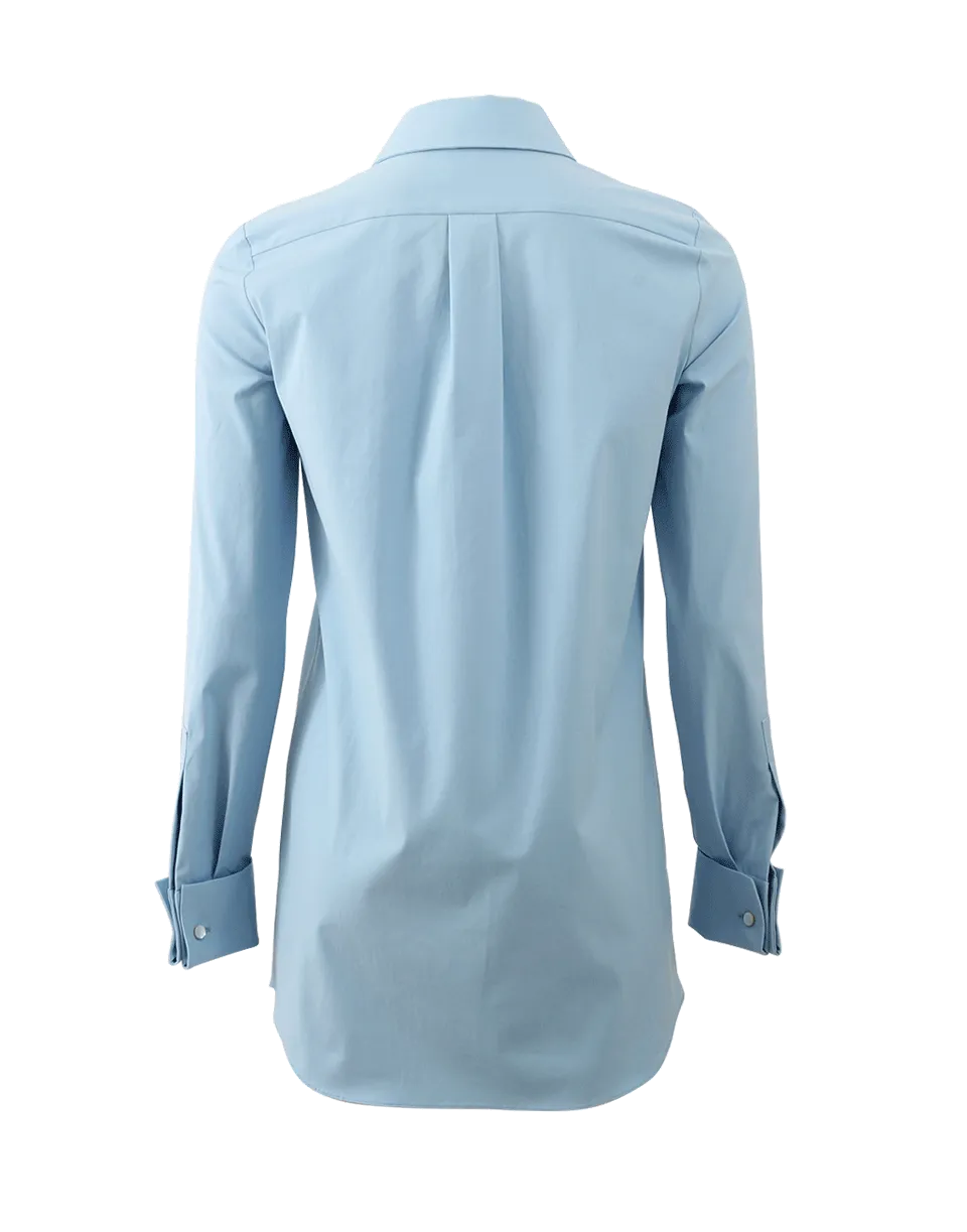 French Cuff Tunic Blouse