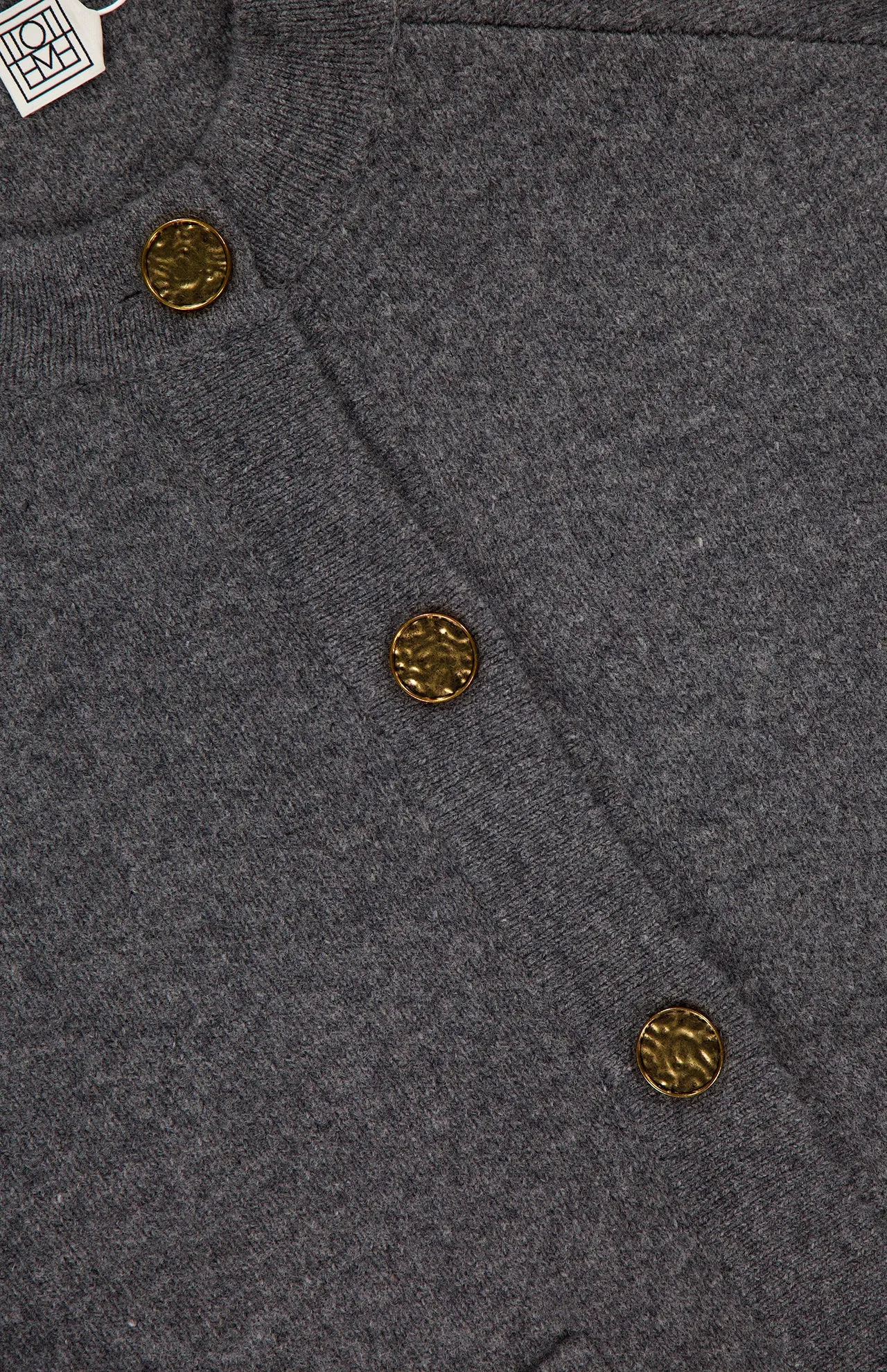 Hammered Button Cardigan