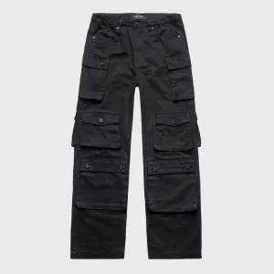 Homme   Femme "Bourne" Cargo Pants - Black