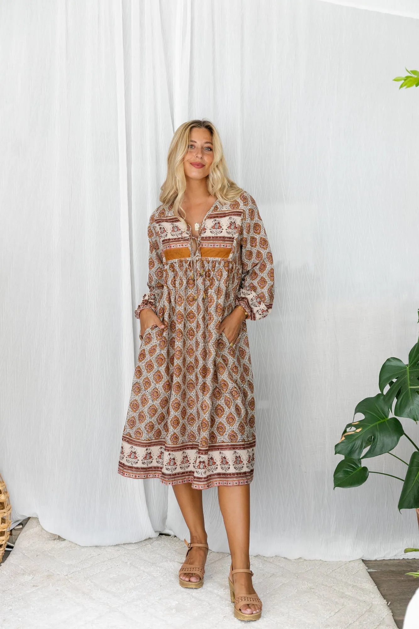 Indigo Dress - Hazel