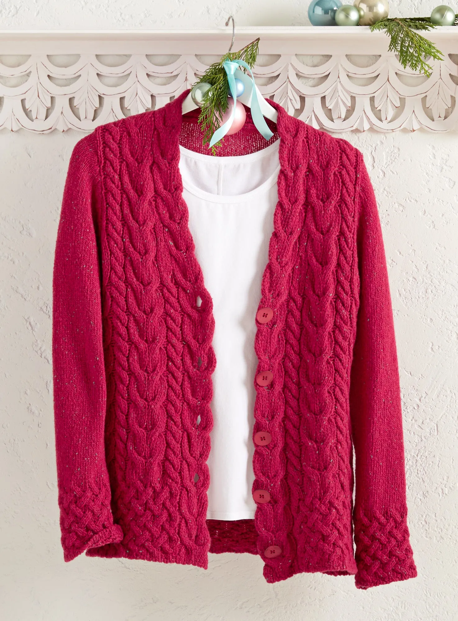 Irish Wishbone Cable Cardigan FINAL SALE (No Returns)