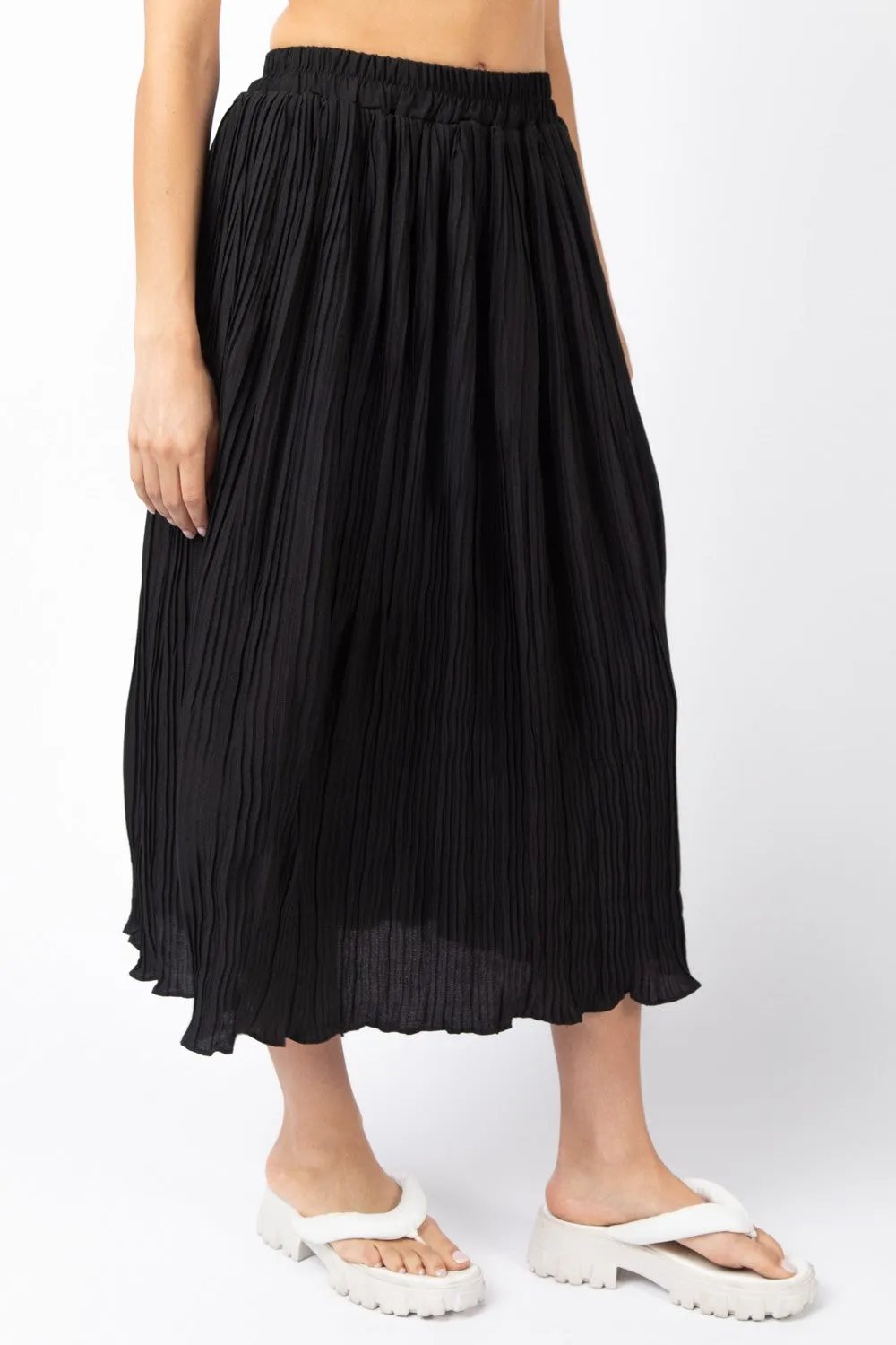 Kai pleated skirt