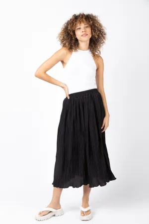 Kai pleated skirt