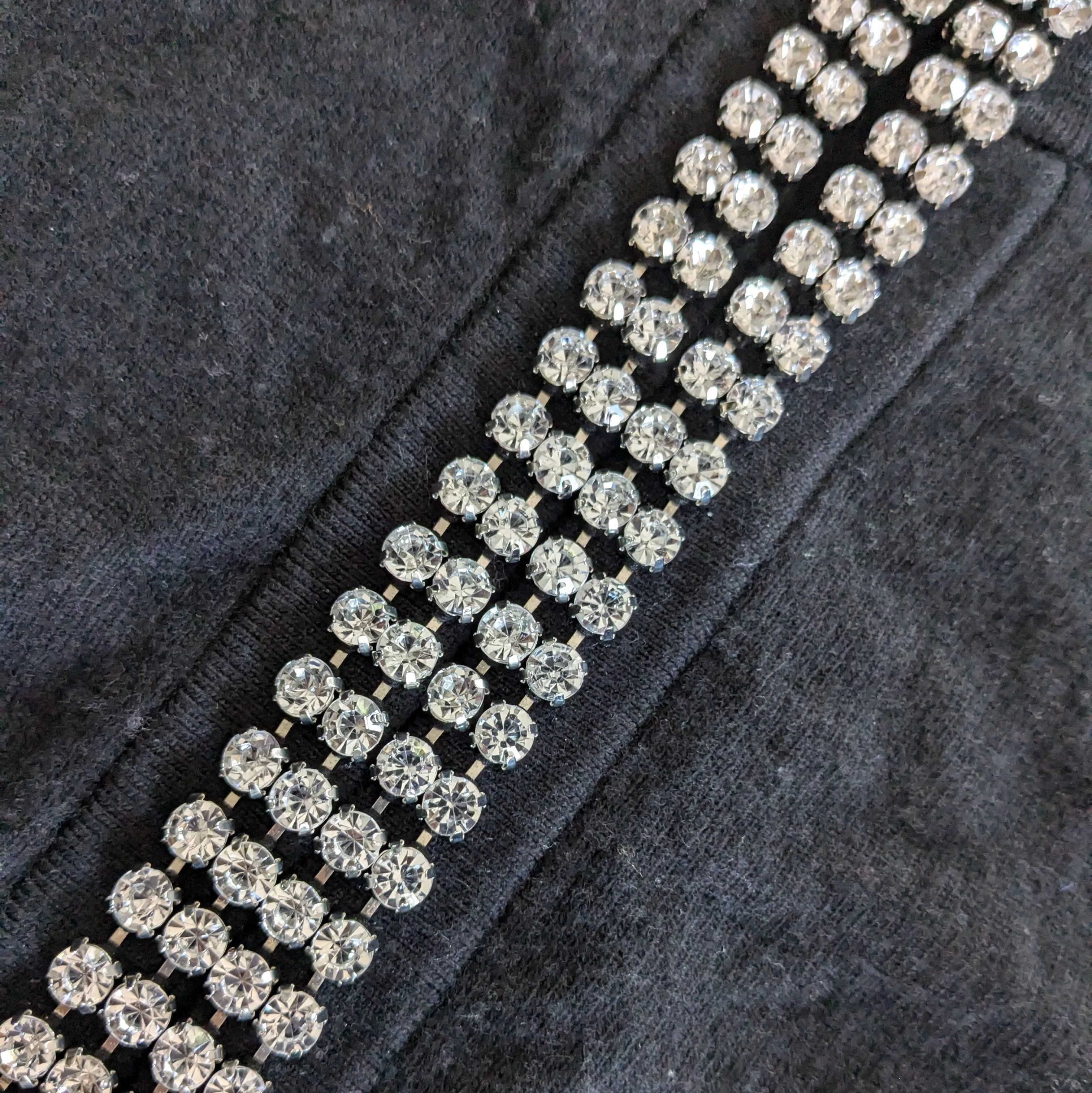 Kate Spade Wool Blend Cardigan with Rhinestones Size Medium