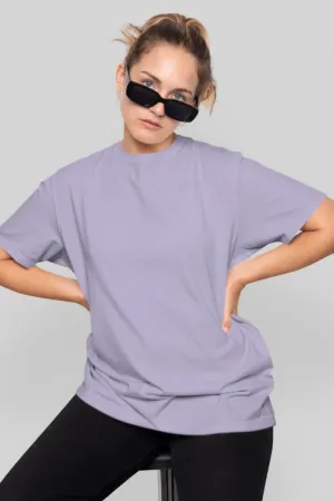 Lavender Lightweight Oversized T-shirt for women