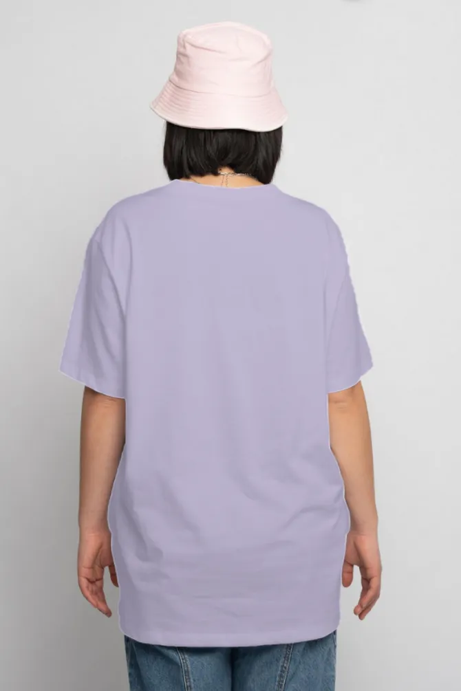 Lavender Lightweight Oversized T-shirt for women