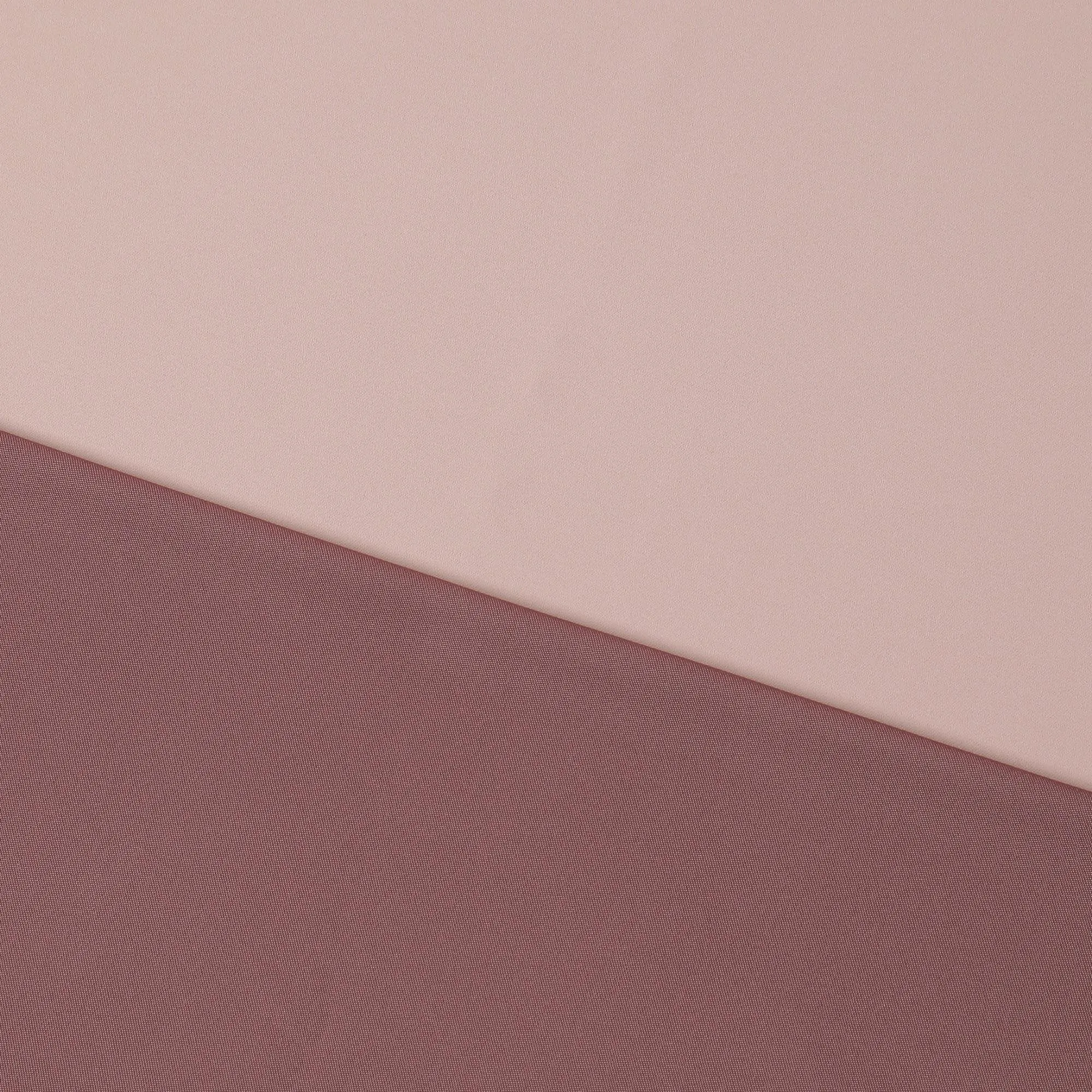 Light beige, brown plain two tone synthetic reversible crepe fabric-D10681