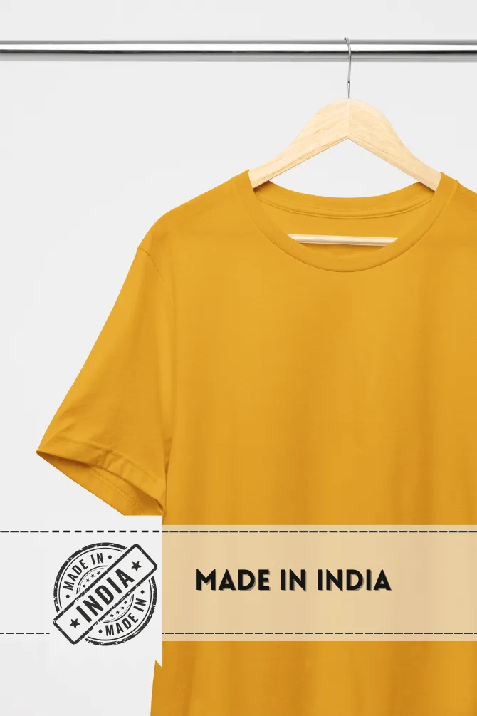Mustard Yellow Oversized T-shirt for women