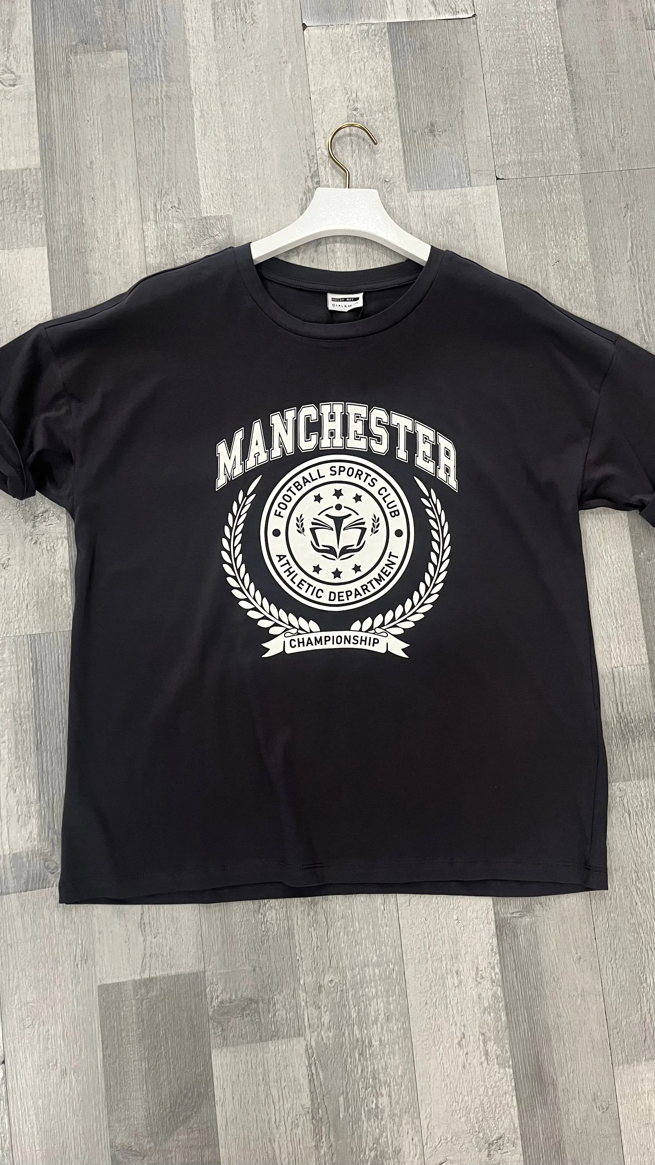 NM IDA SS COLLEGE TEE MANCHESTER - BLACK