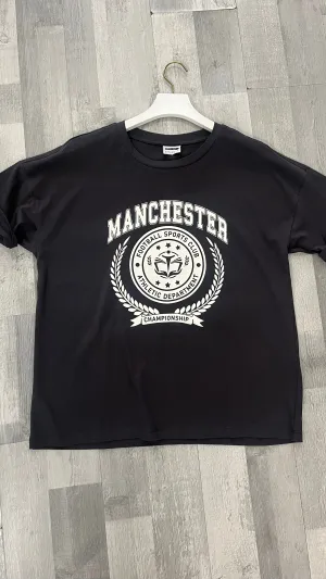 NM IDA SS COLLEGE TEE MANCHESTER - BLACK