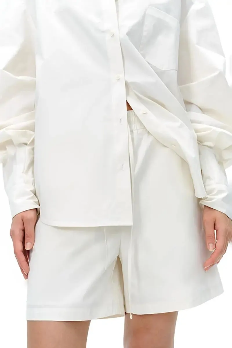 Oversized Long Sleeve Designer White Shirt