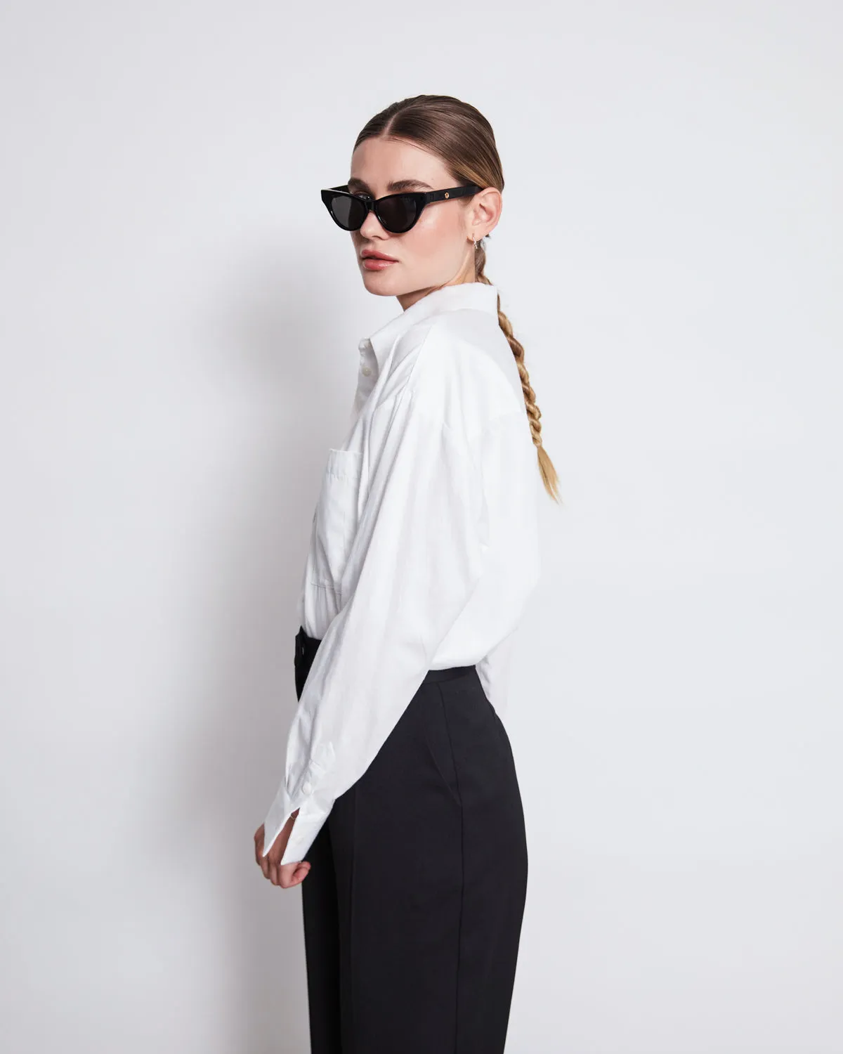 OVERSIZED SHIRT MAMRO WHITE