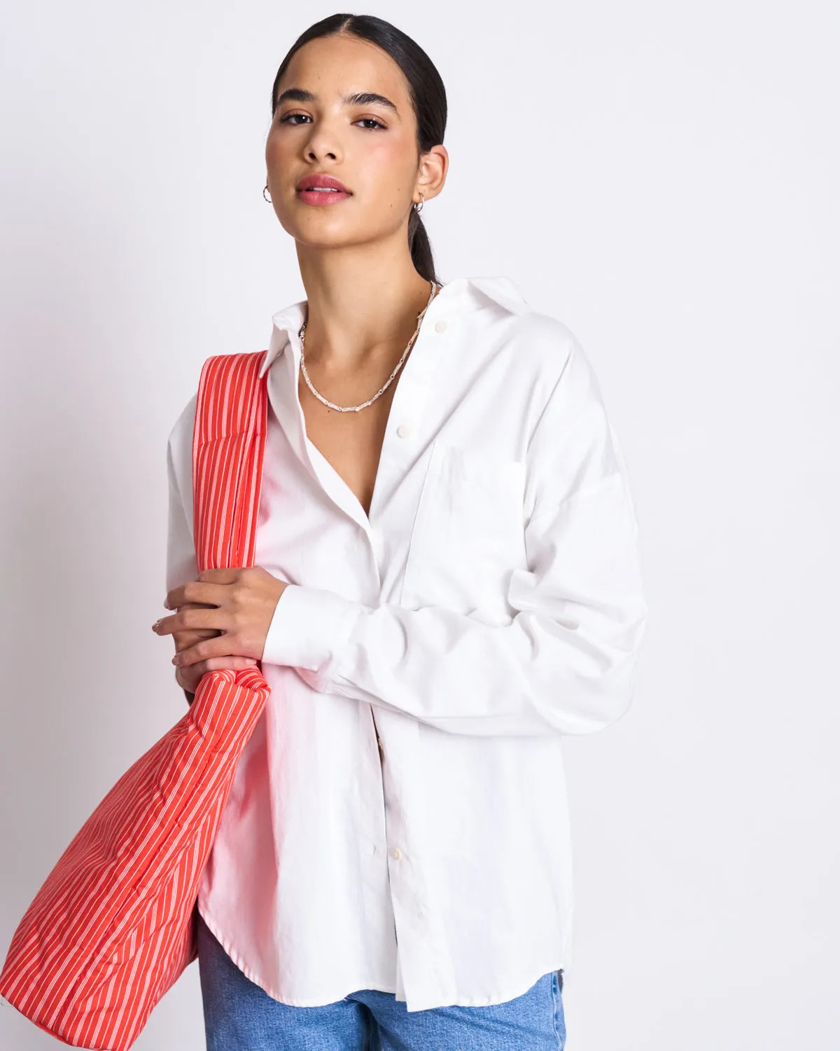 OVERSIZED SHIRT MAMRO WHITE