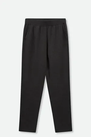 PAIGE PANT IN DOUBLE KNIT HEATHERED PIMA COTTON