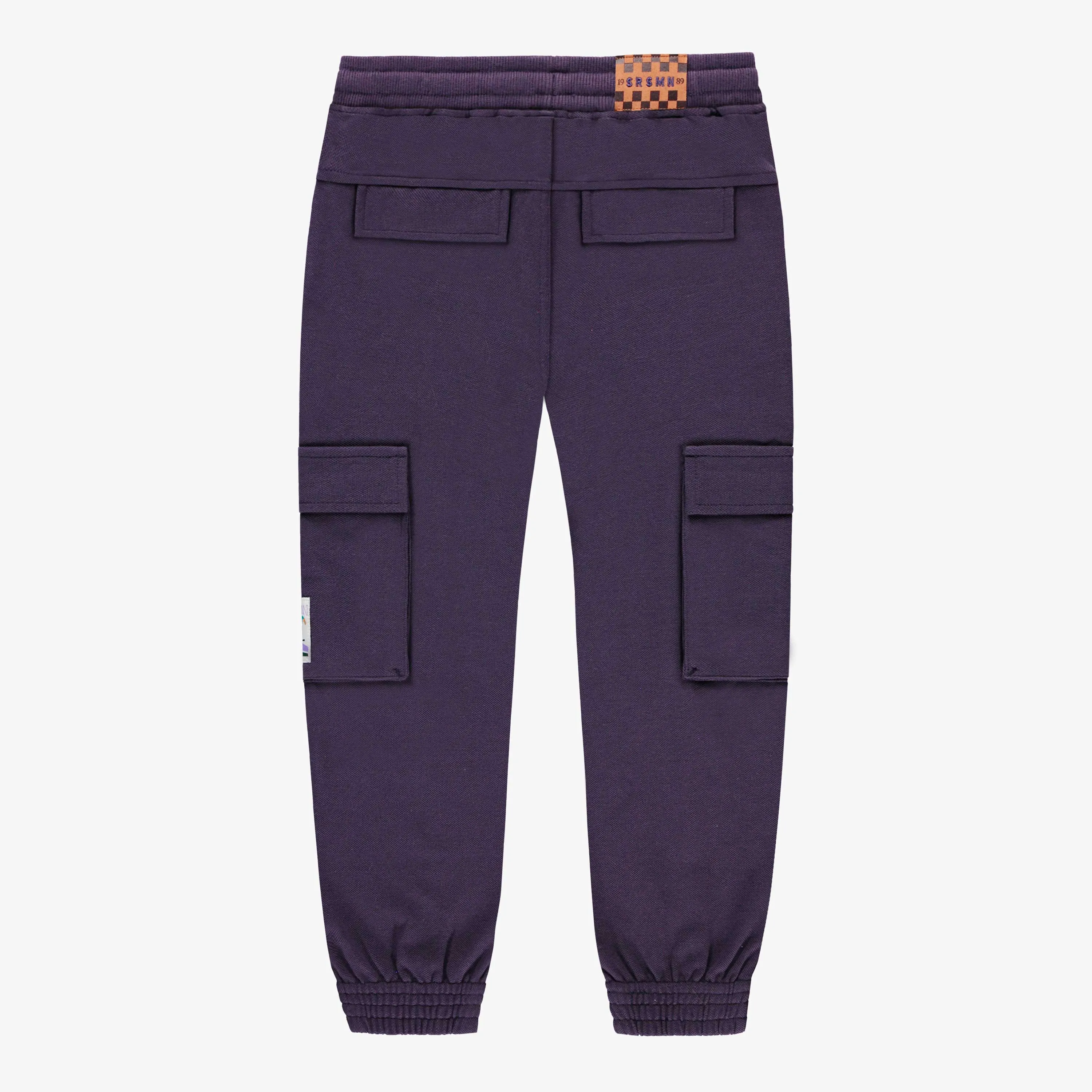 Pantalon prune en piqué, enfant || Plum pants in piqué, child