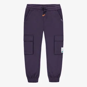 Pantalon prune en piqué, enfant || Plum pants in piqué, child