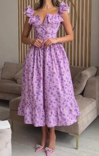Printed Cotton Sundress