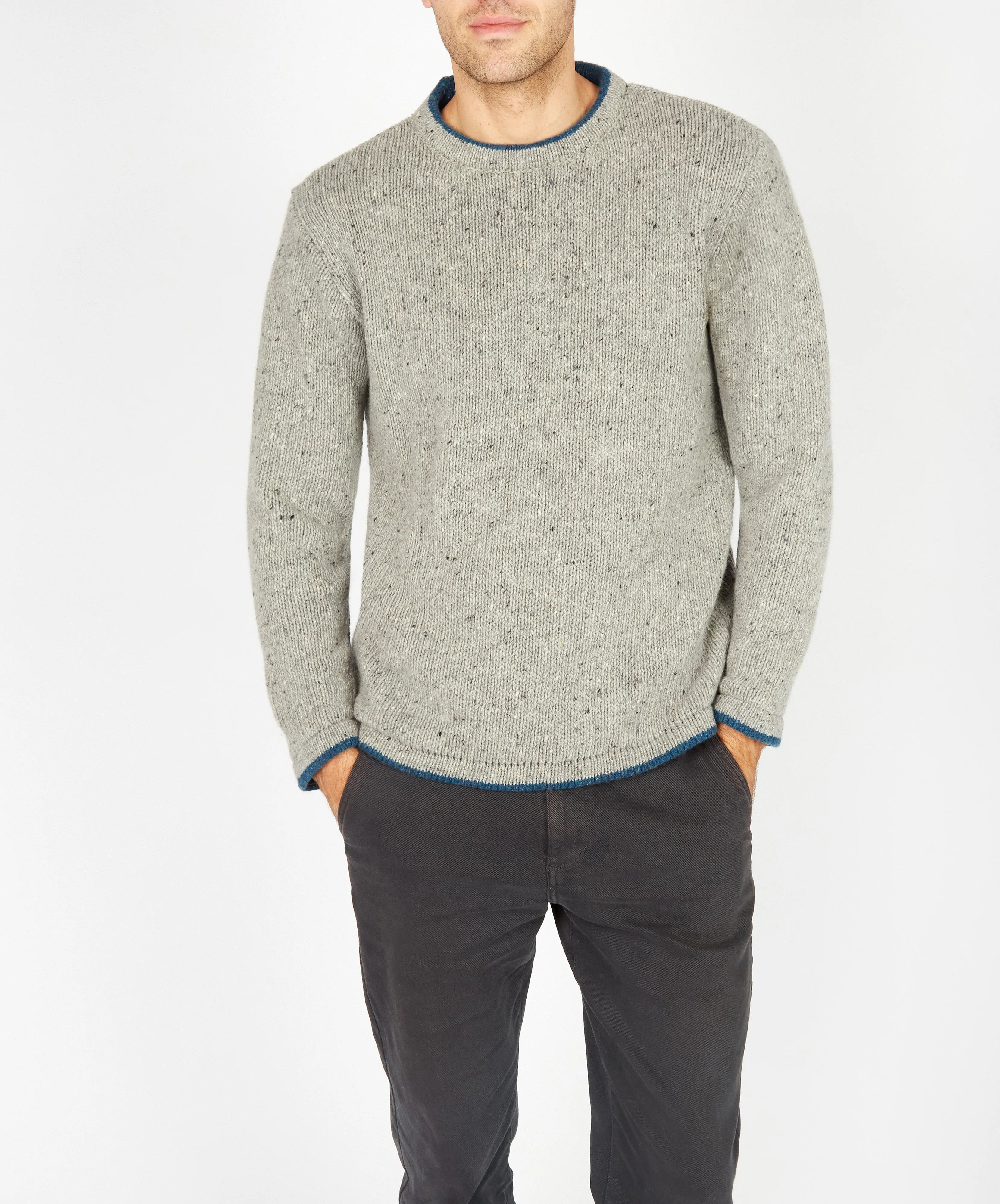 Roundstone Sweater Light Grey
