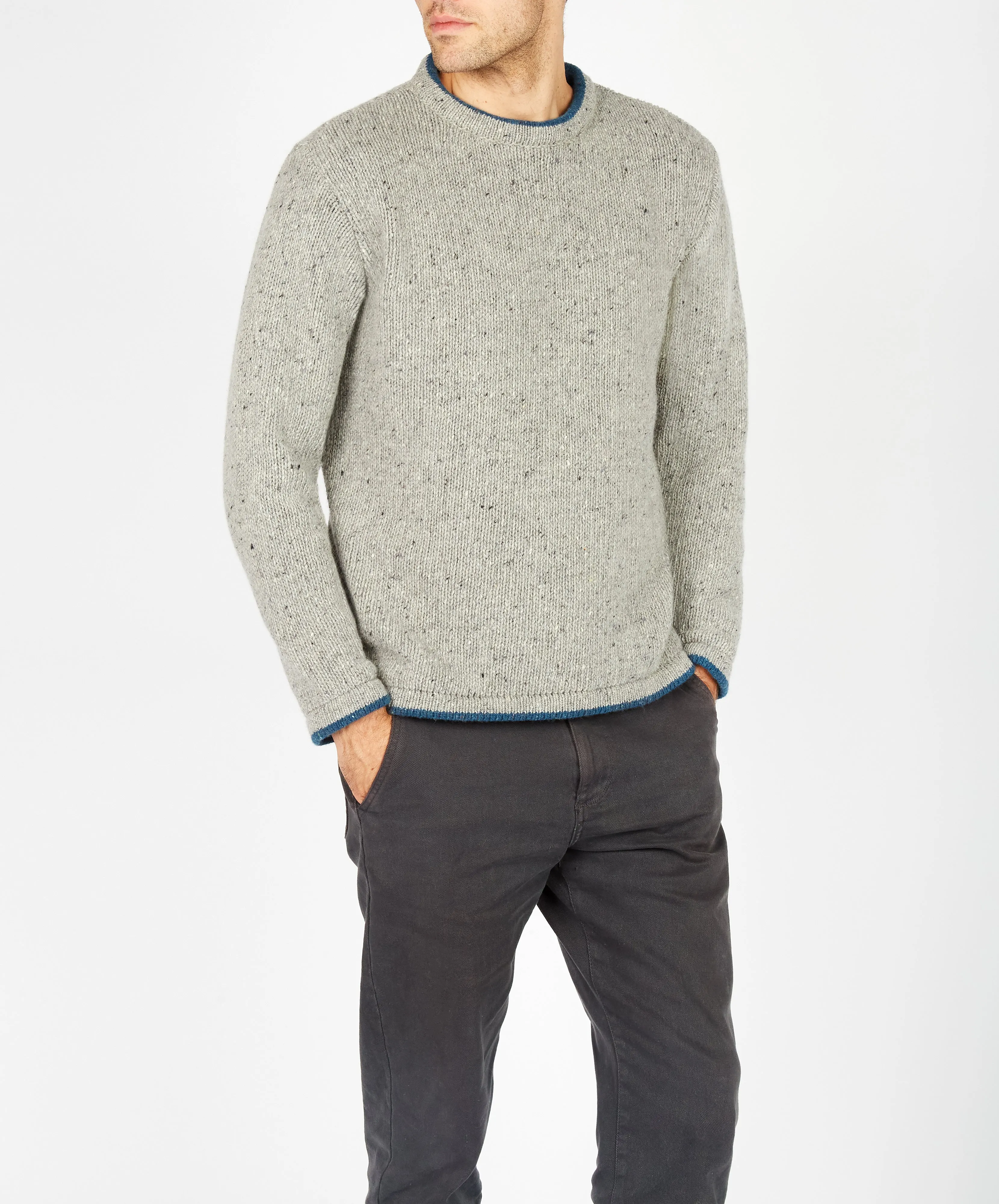 Roundstone Sweater Light Grey
