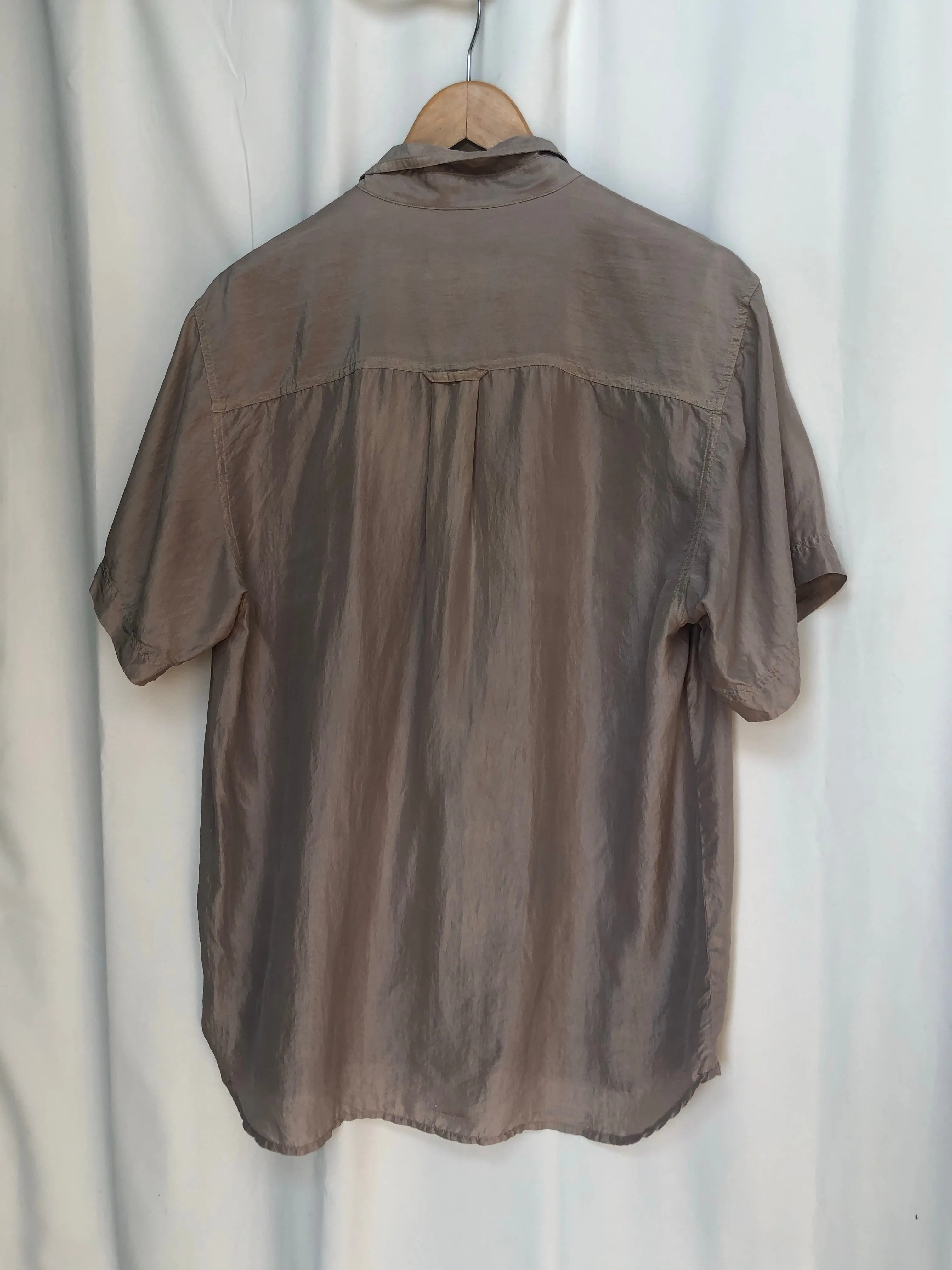 Silk Taupe Shirt