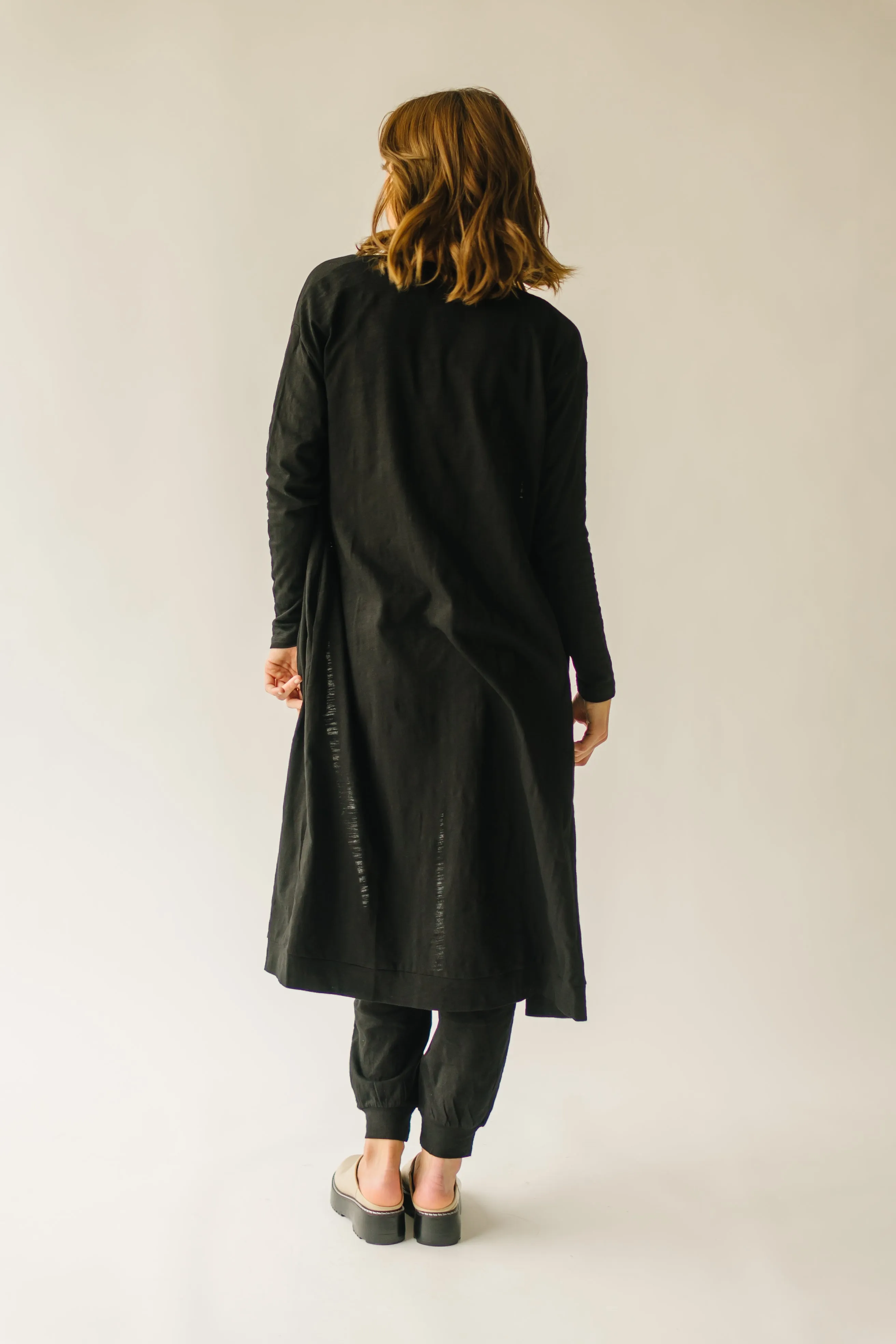 The Schiller Jumpsuit   Cardigan Set in Black