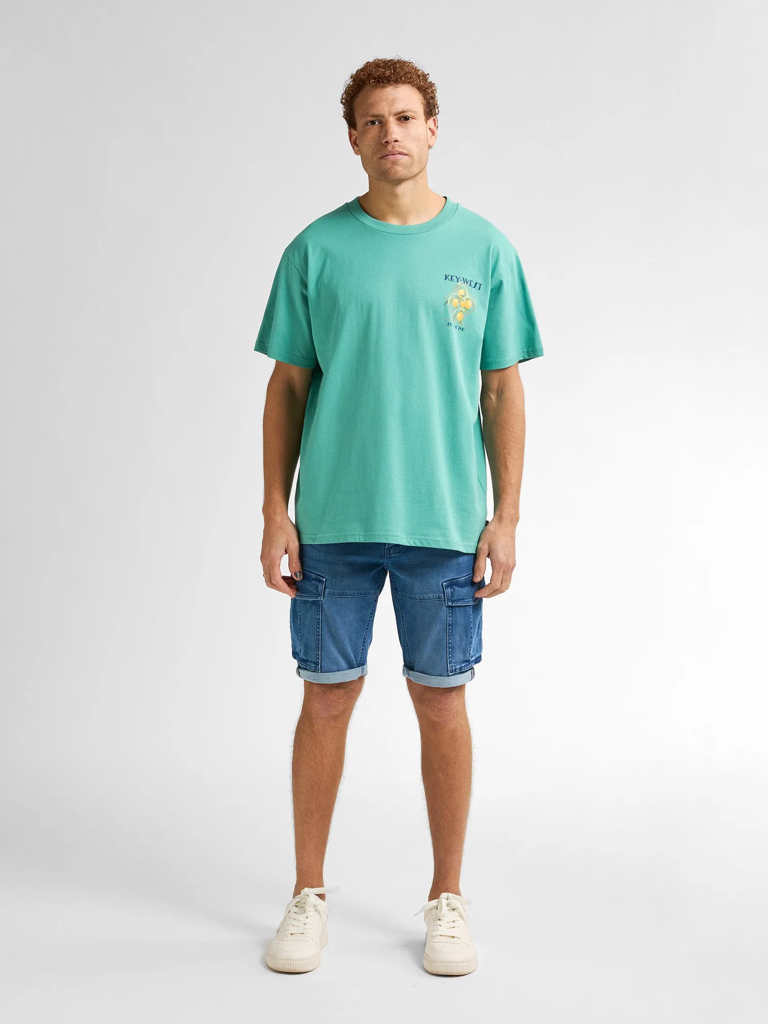 Torino Cargo Shorts Denim Zephyr