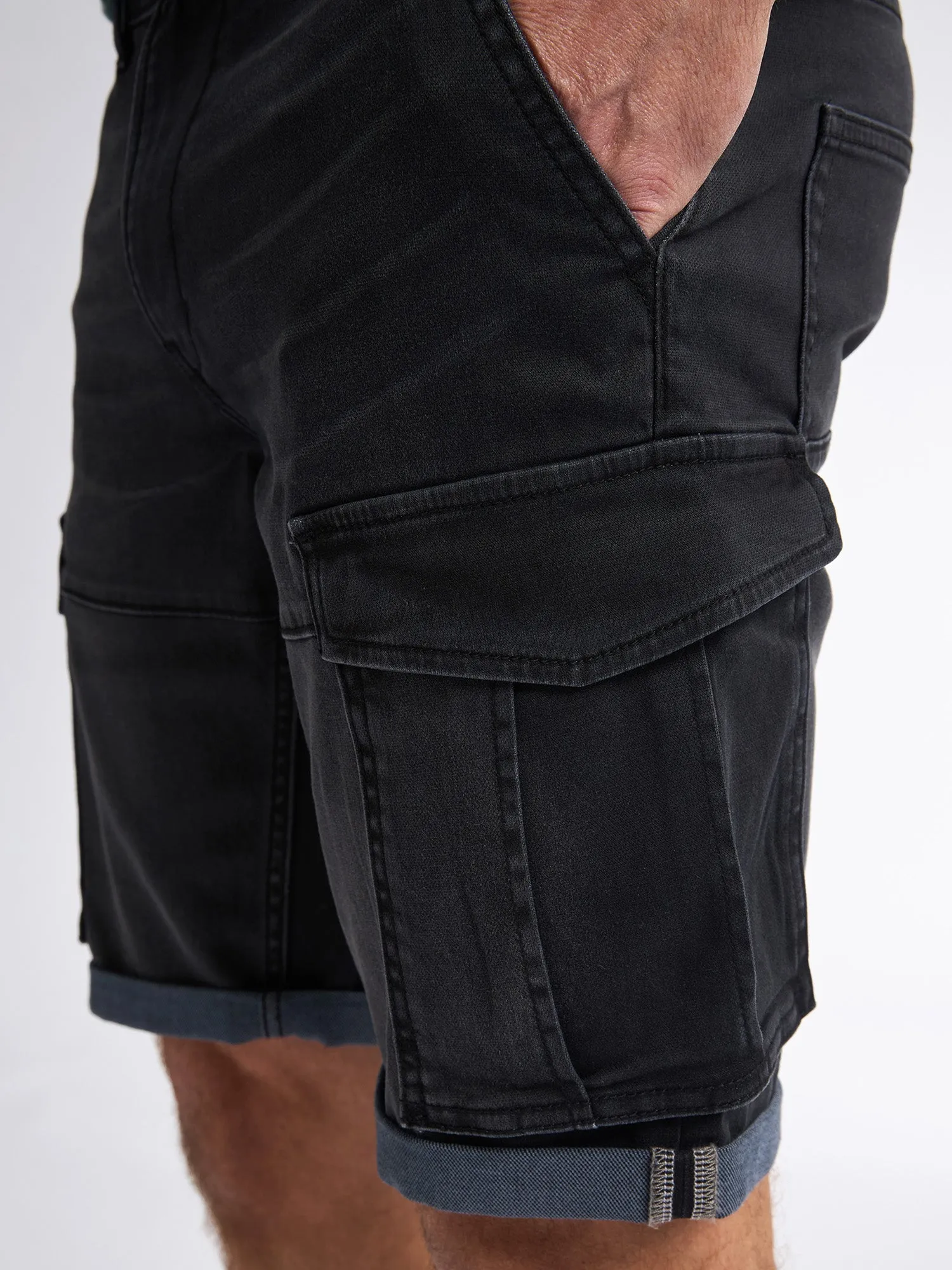 Torino Cargo Shorts Denim Zephyr