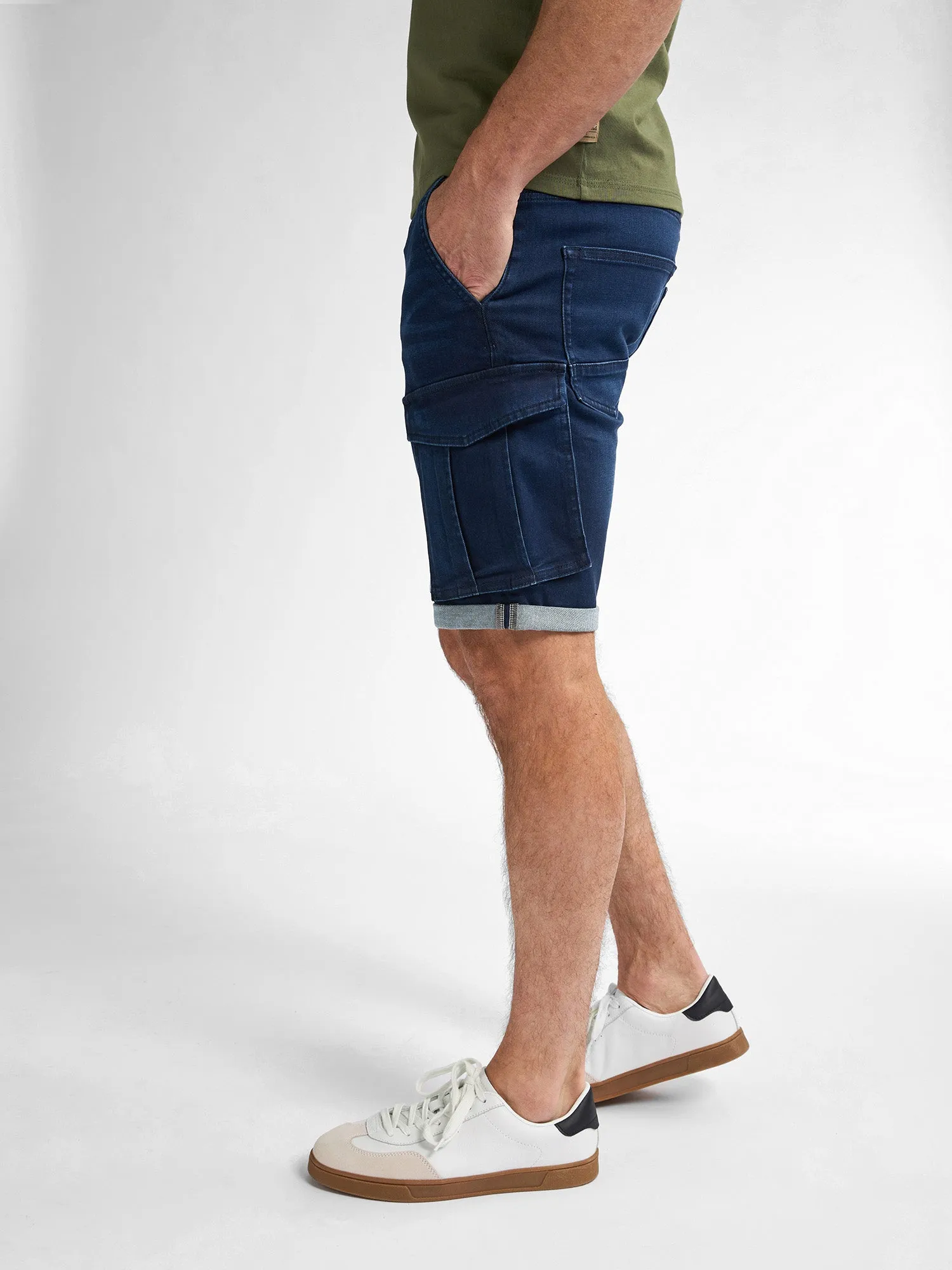 Torino Cargo Shorts Denim Zephyr