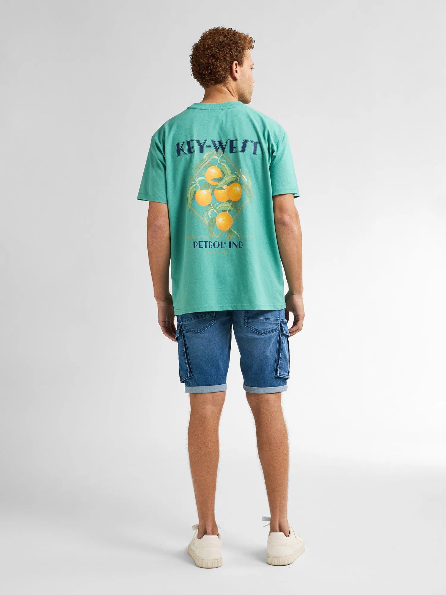 Torino Cargo Shorts Denim Zephyr
