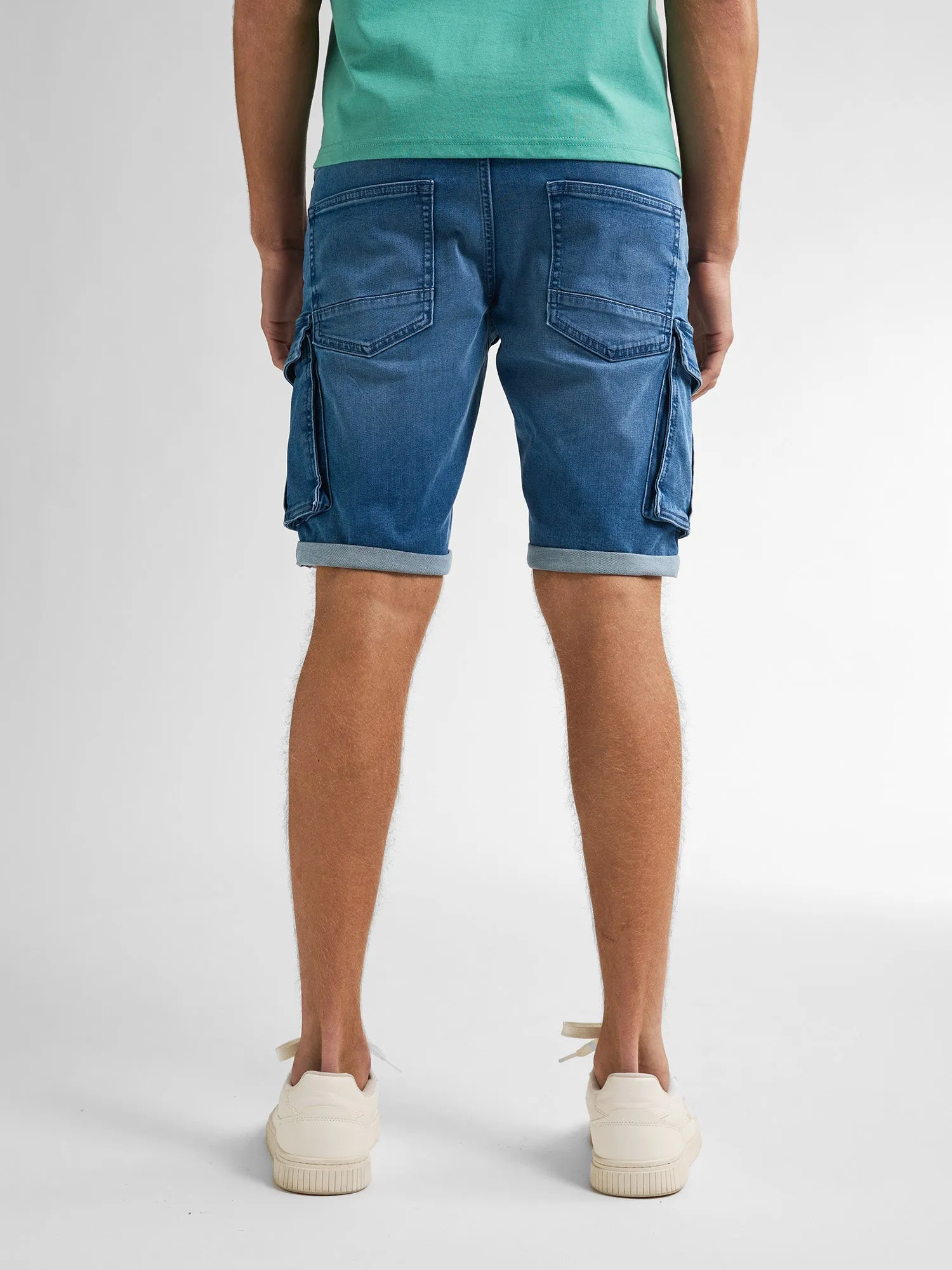 Torino Cargo Shorts Denim Zephyr