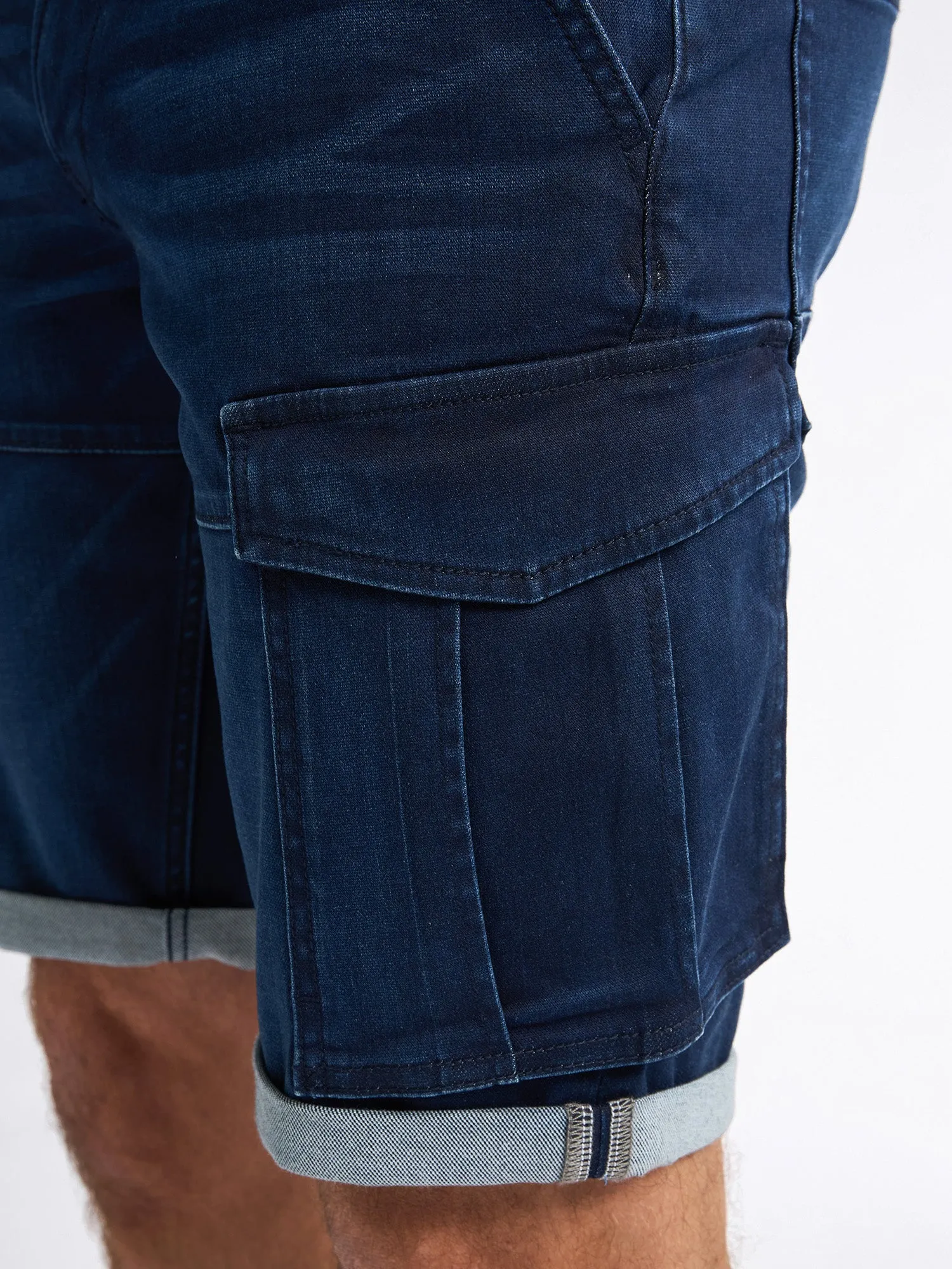 Torino Cargo Shorts Denim Zephyr