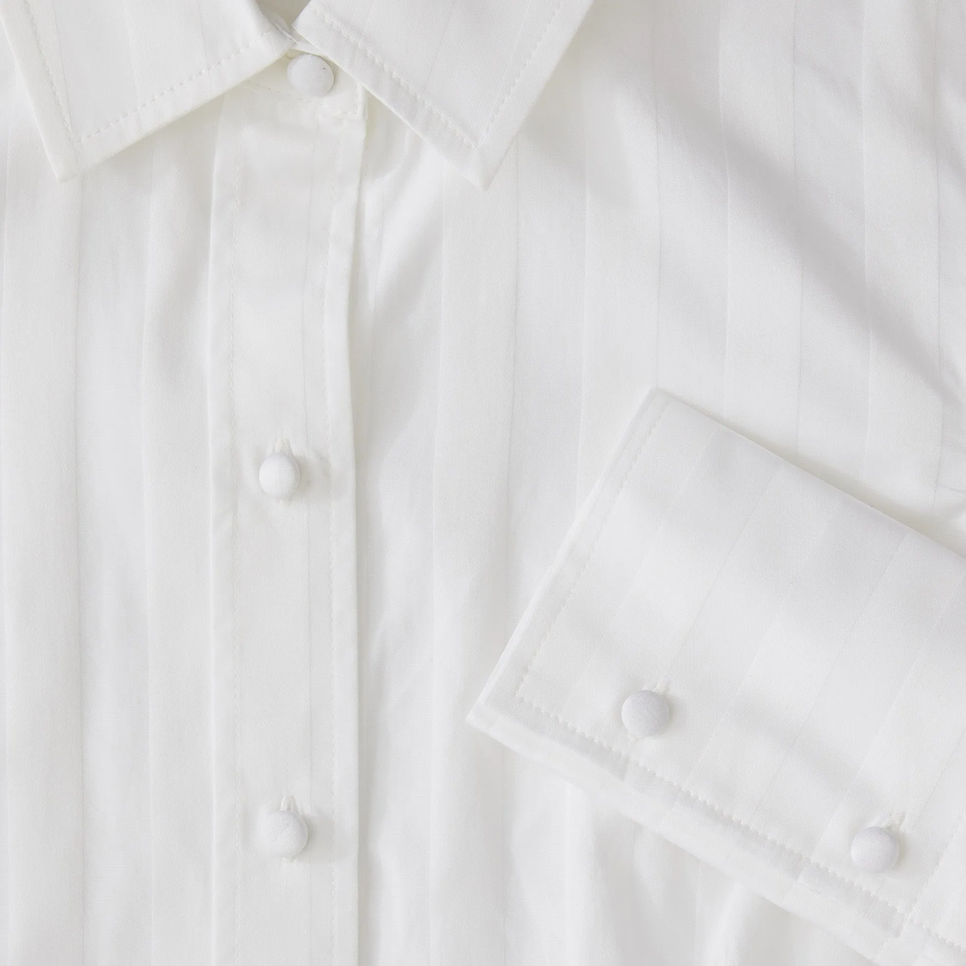Tunic-Fit Poplin Blouse