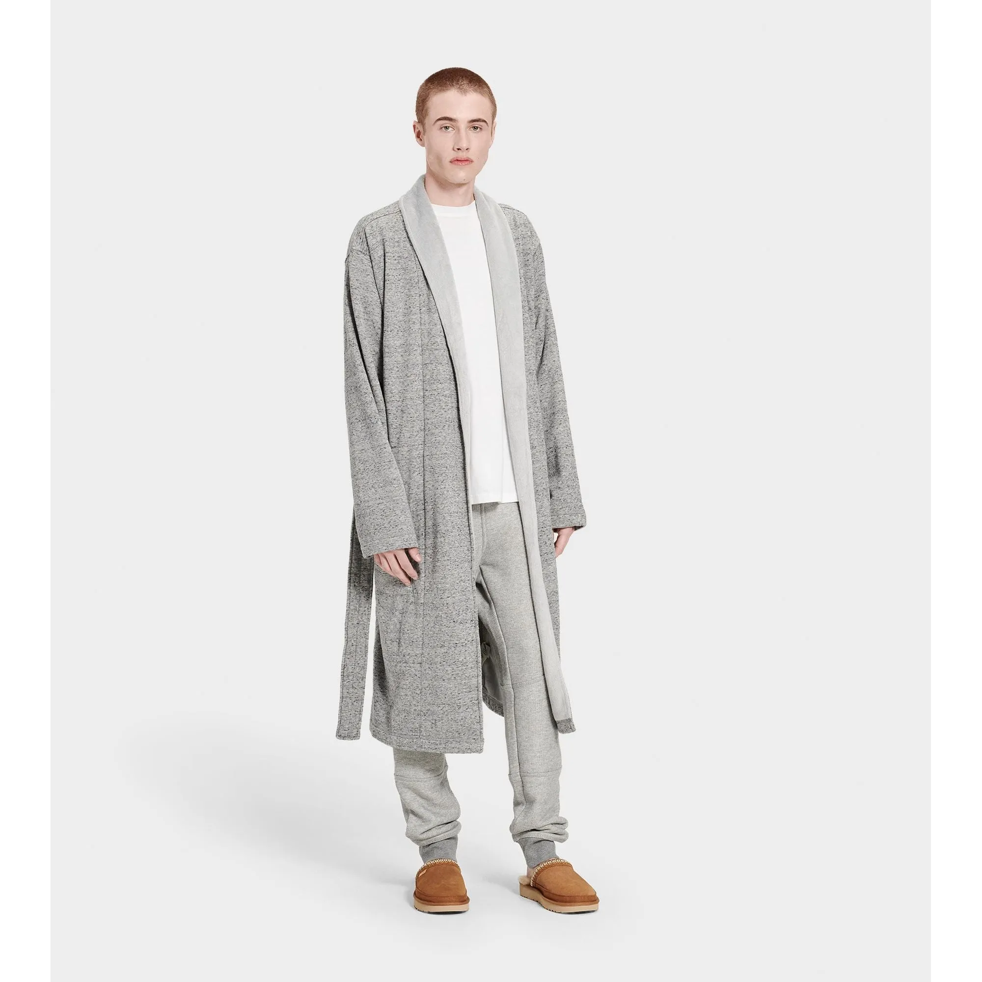 UGG Men's Robinson Robe in Grey Heather