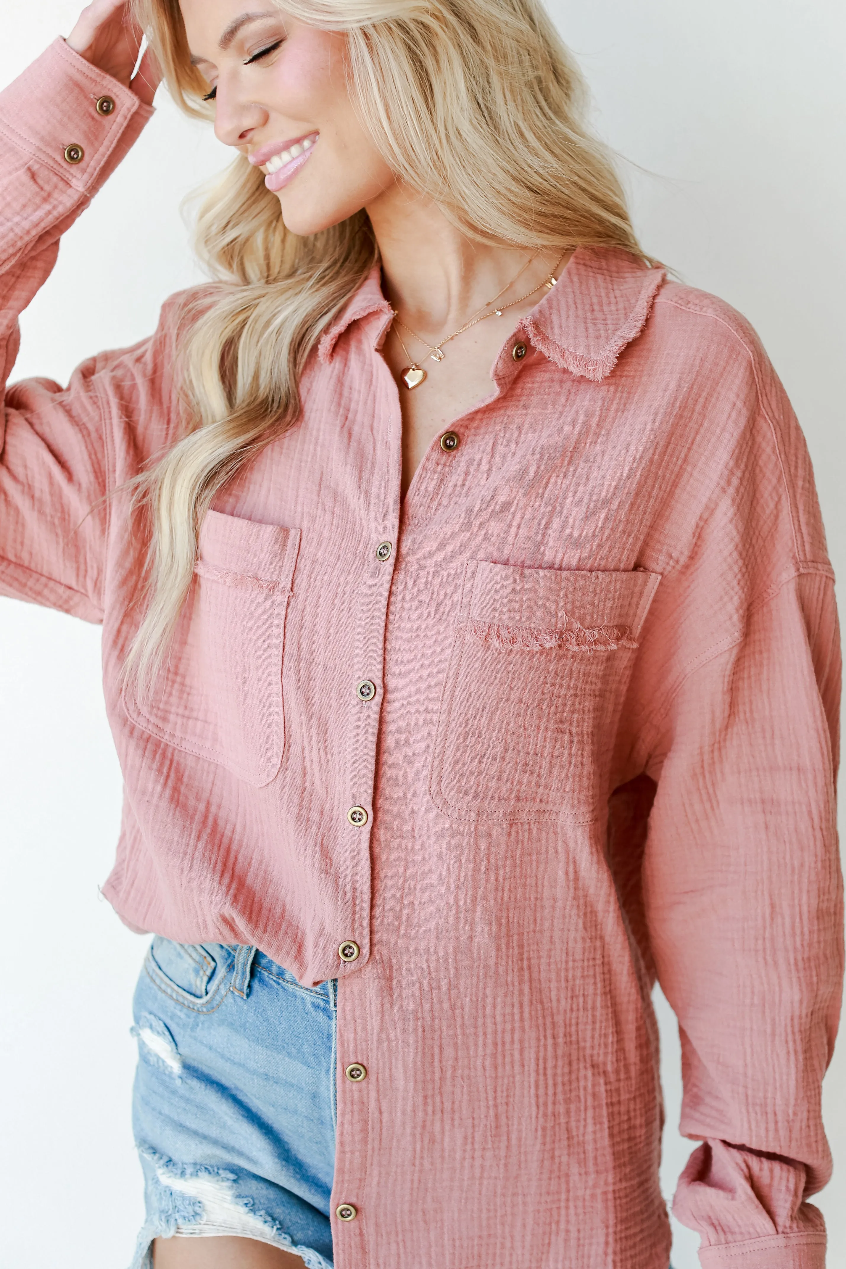 Upgrade To Chic Linen Blouse