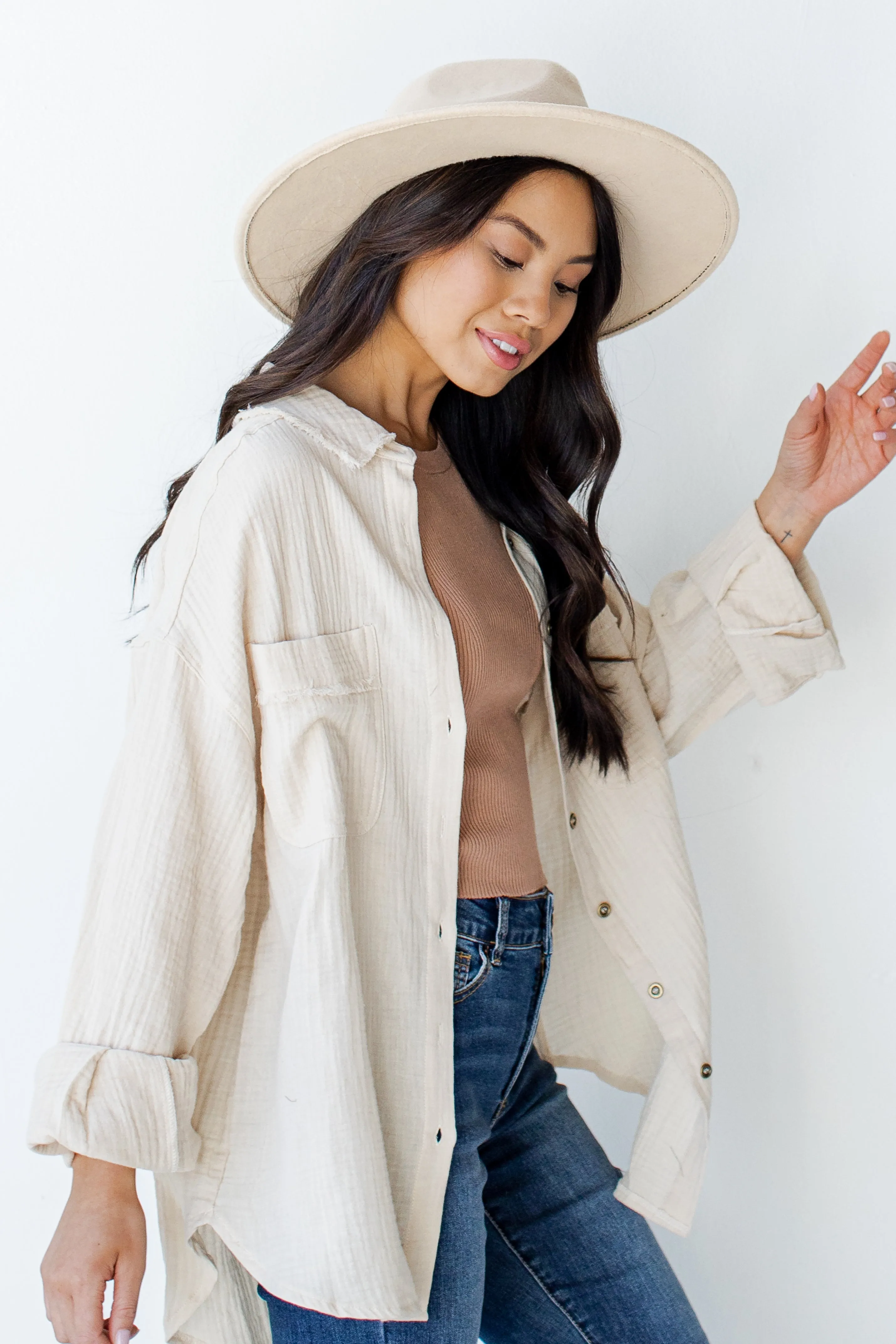 Upgrade To Chic Linen Blouse